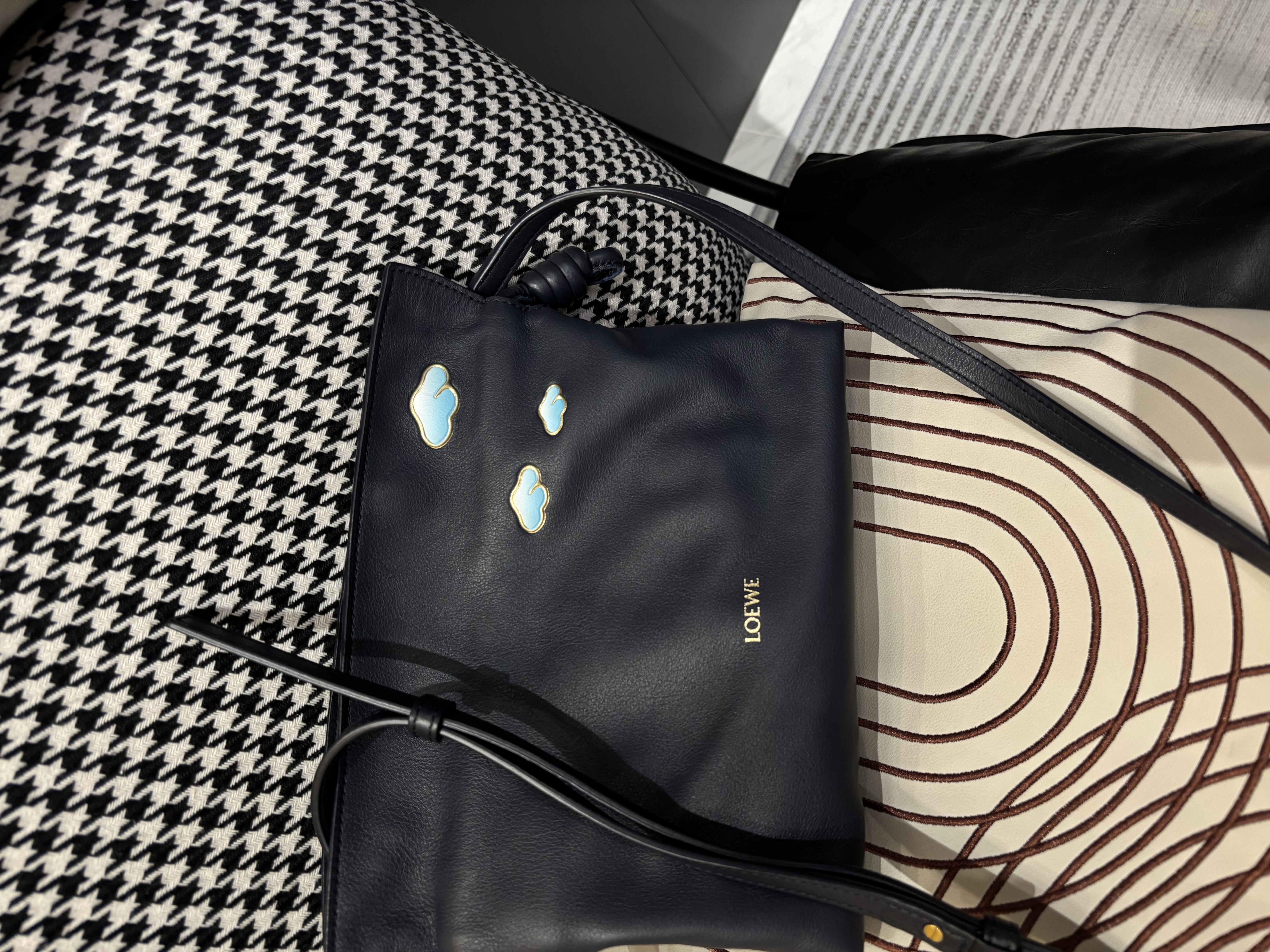 Loewe flamenco clutch 