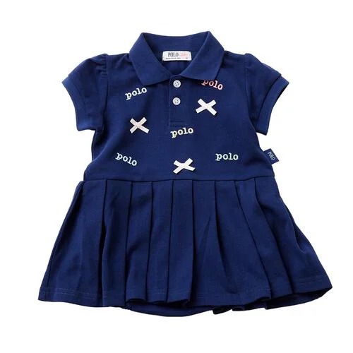 Polo Baby 短袖刺繡絲帶裙 2色可選 70/80cm