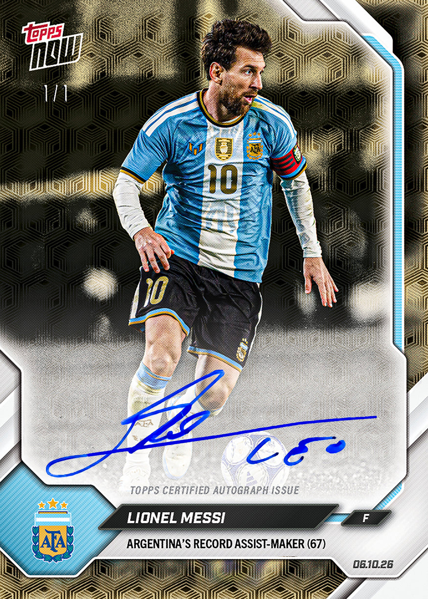 Lionel Messi - 2026 Argentina Topps NOW® Final Farewell 原封紀念包【團購】