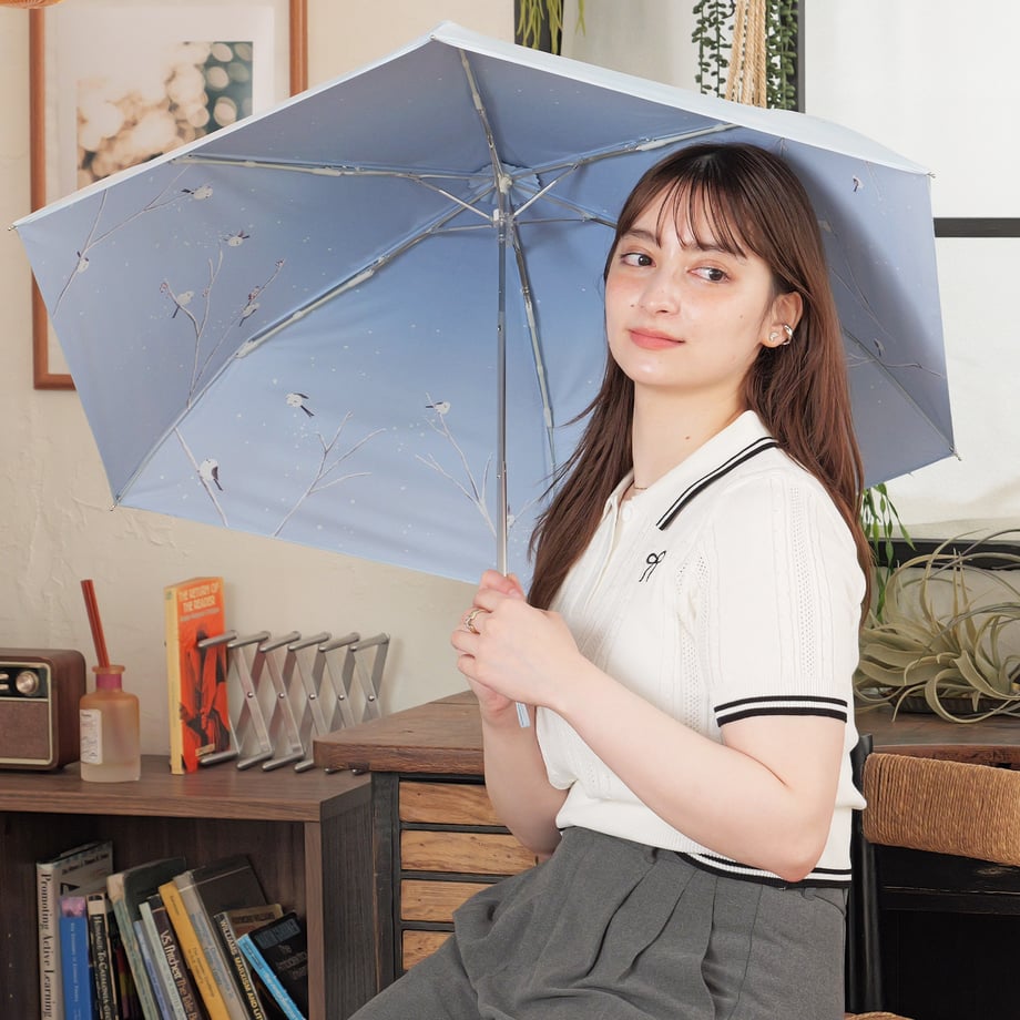 【⭐訂購⭐】🌀 🇯🇵 日本直送 Nifty Colors 防UV 晴雨兼用 雙面彩繪圖案 縮骨遮［3款選］🌀 [ELCD-0283]