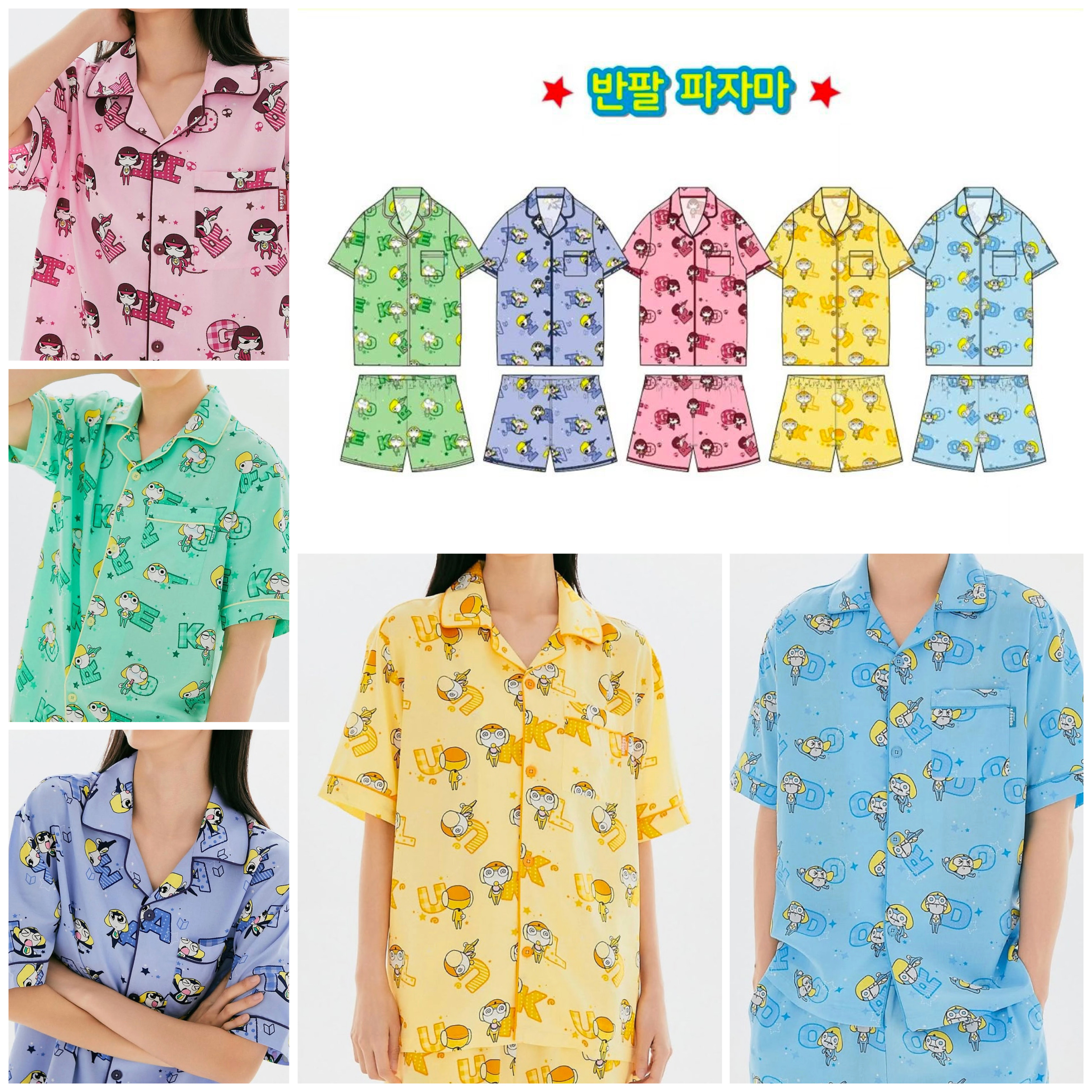 🇰🇷韓國SPAO x KERORO限量版短䄂睡衣套裝