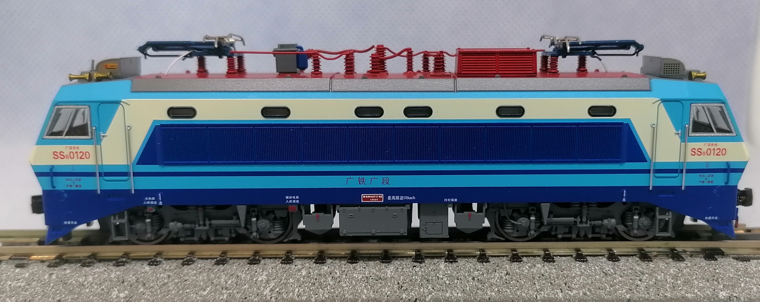 中國韶山8型電力機車（N比例長鳴出品）