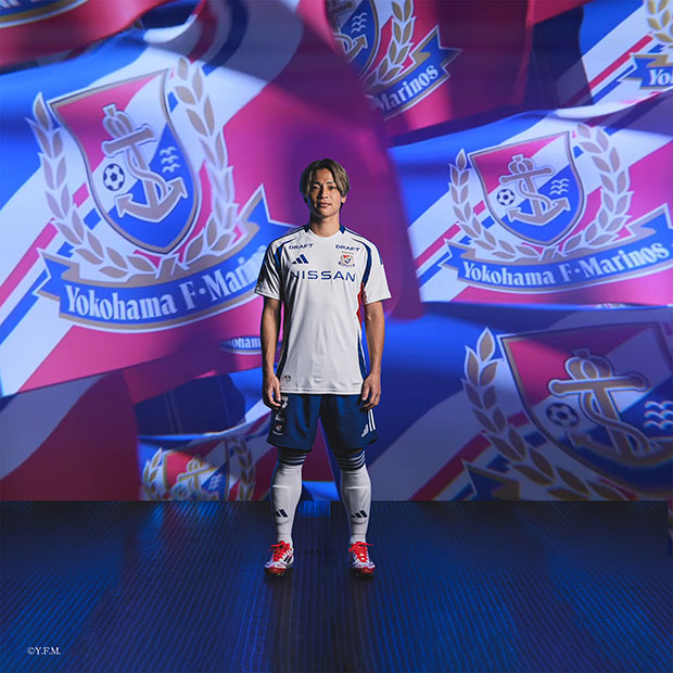 🔥Adidas Yokohama F Marinos 橫濱水手2025作客球員版球衣 (可加印字) jk2811