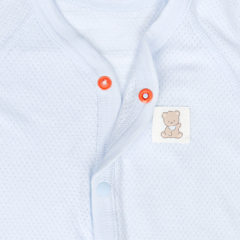 🇯🇵預訂 日本直送🇯🇵動物印花純棉網眼前開式短袖背心包屁衣兩件套