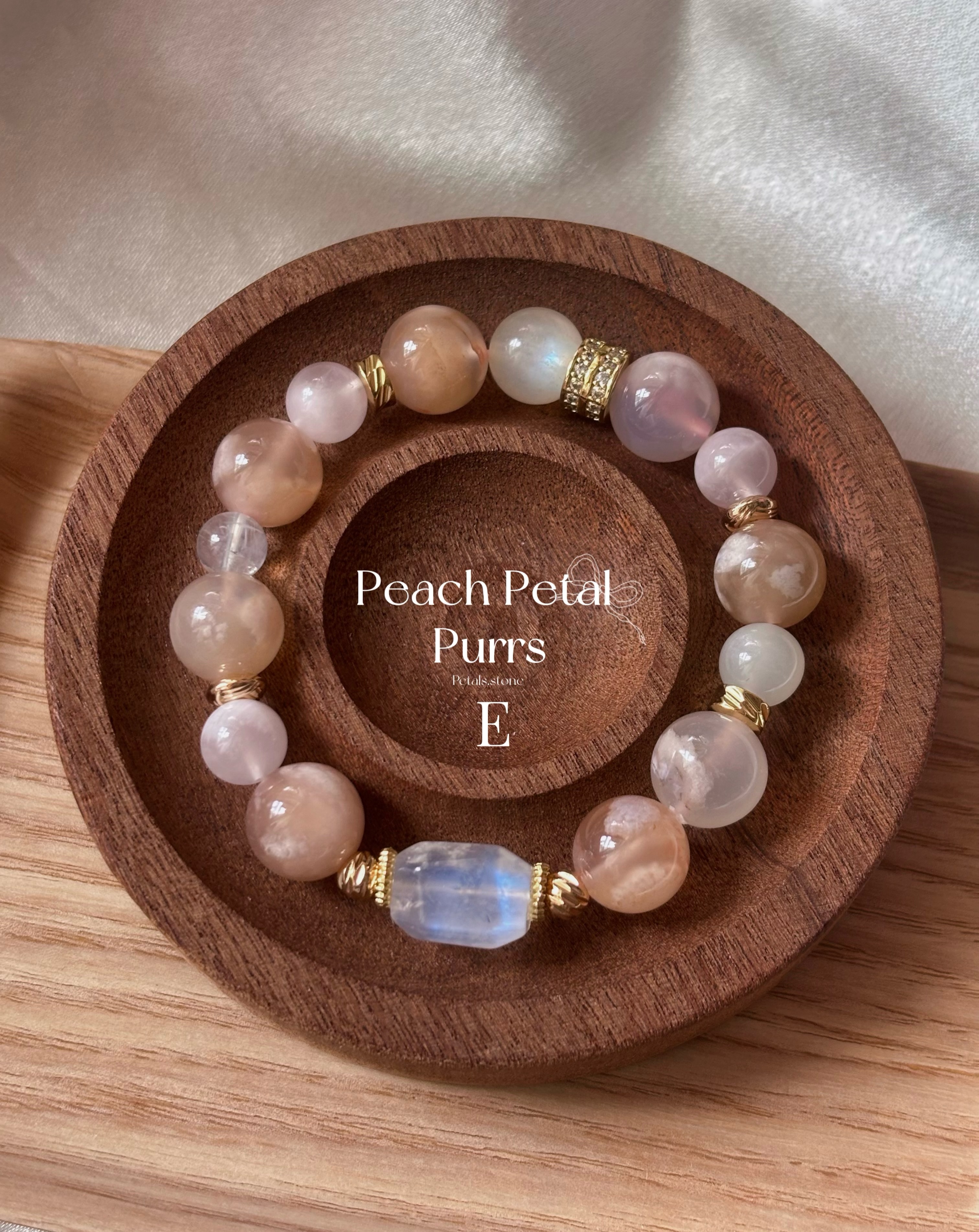 🍑Peach Petal Purrs🐈🌸｜橙粉櫻花瑪瑙貓貓