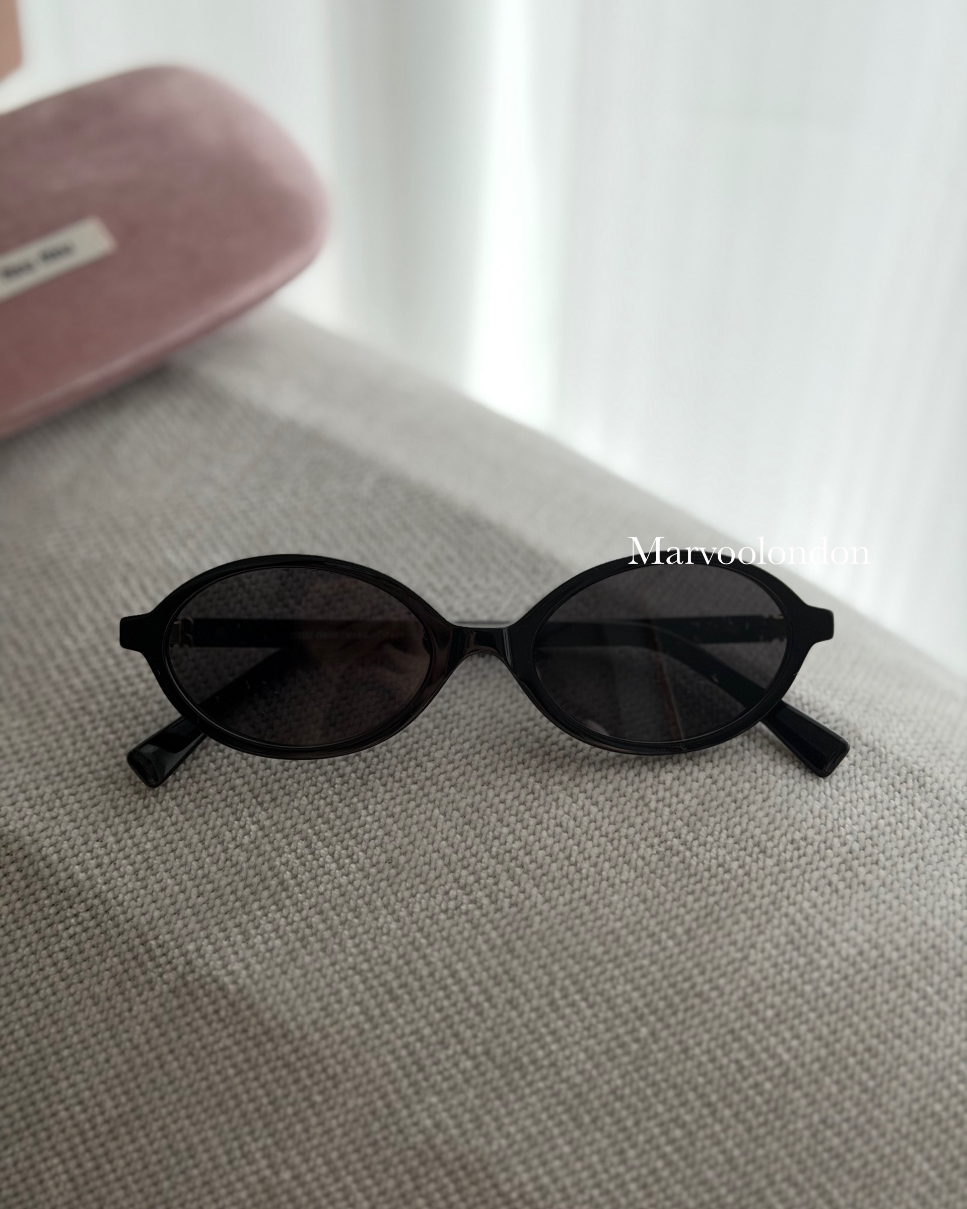 限時優惠✨訂貨🍒MIUMIU 橢圓框太陽眼鏡 鏡框輕身~長時間戴都不累