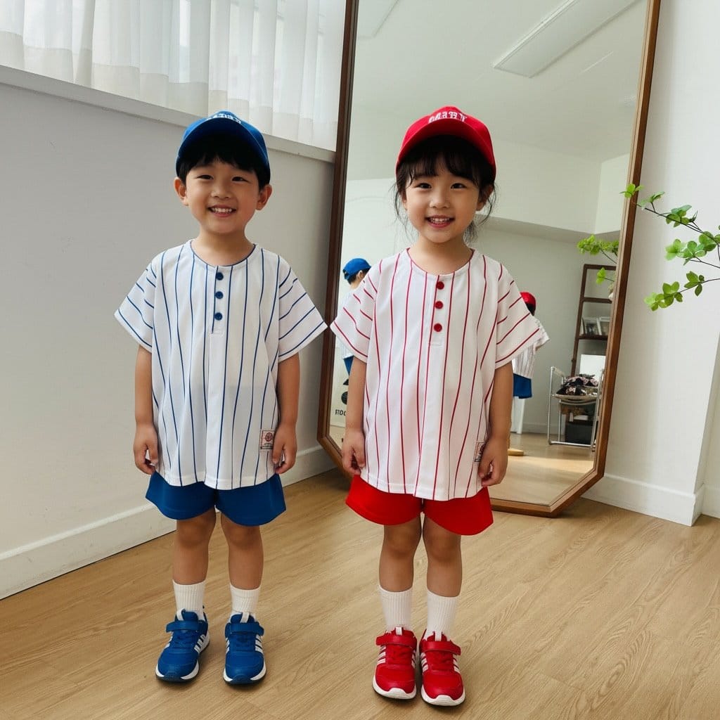【預訂】韓國直送 直紋圖套裝