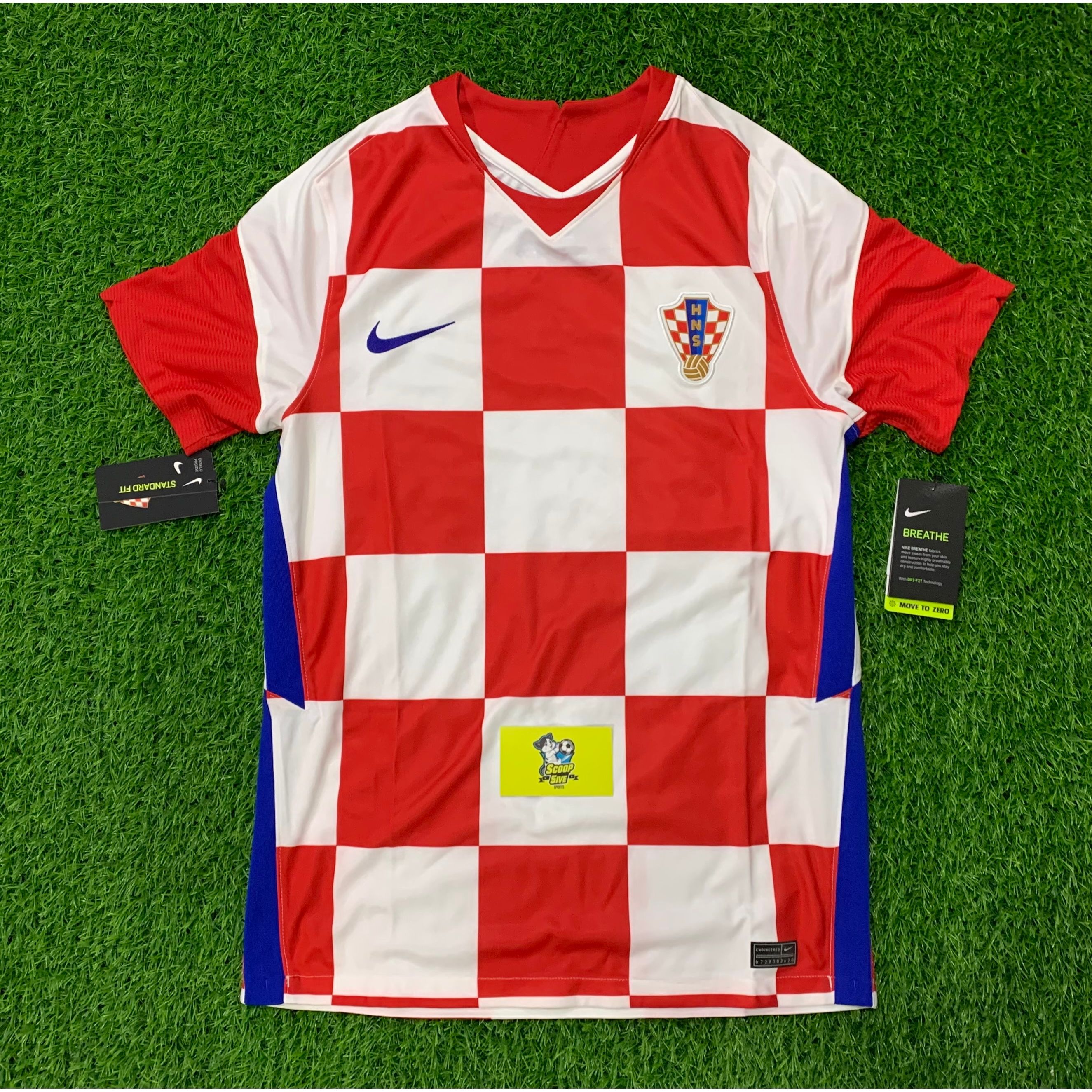 2020歐國盃 2020-22 克羅地亞 主場 球迷版 短袖 連字