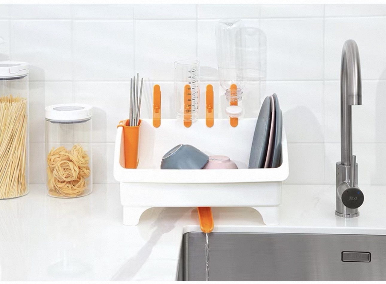 日本Inomata碗碟瀝水置物架