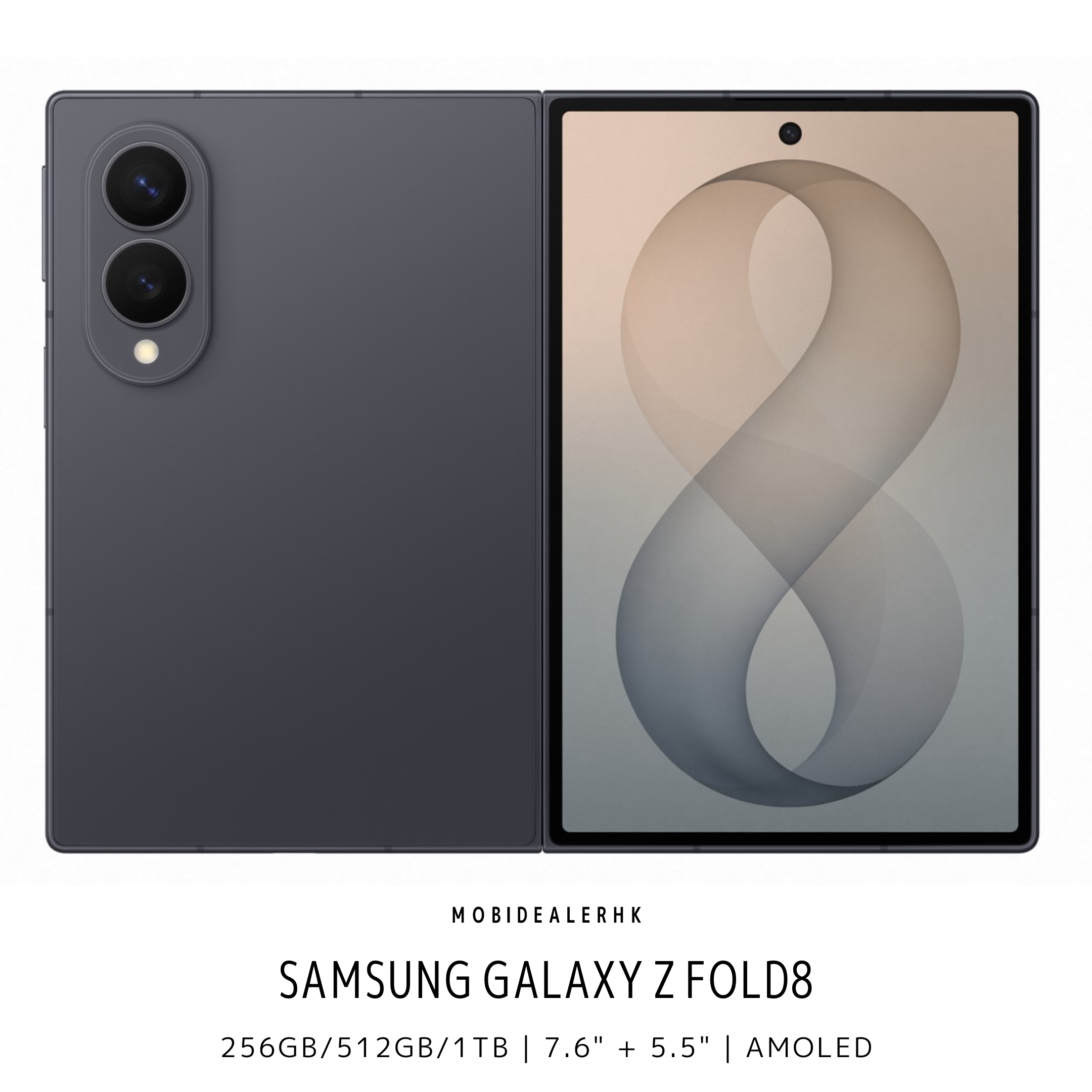 Samsung Galaxy Z Fold8 | 三星 Galaxy Z Fold8 | 5G | 智能手機 | 256Gb/512Gb/1Tb | 7.6" + 5.5" | AMOLED