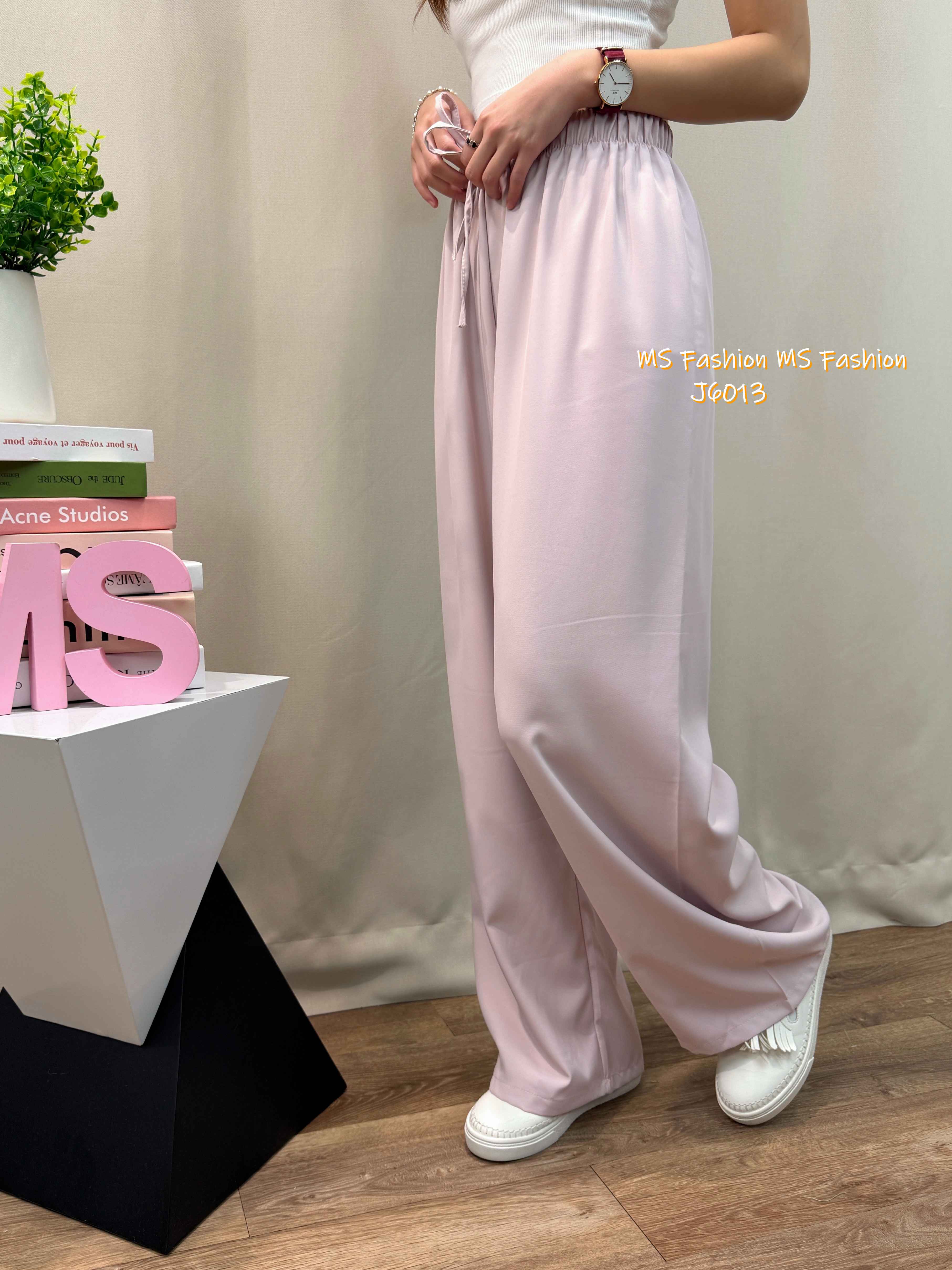 J6013 韓國🇰🇷靚色闊筒褲