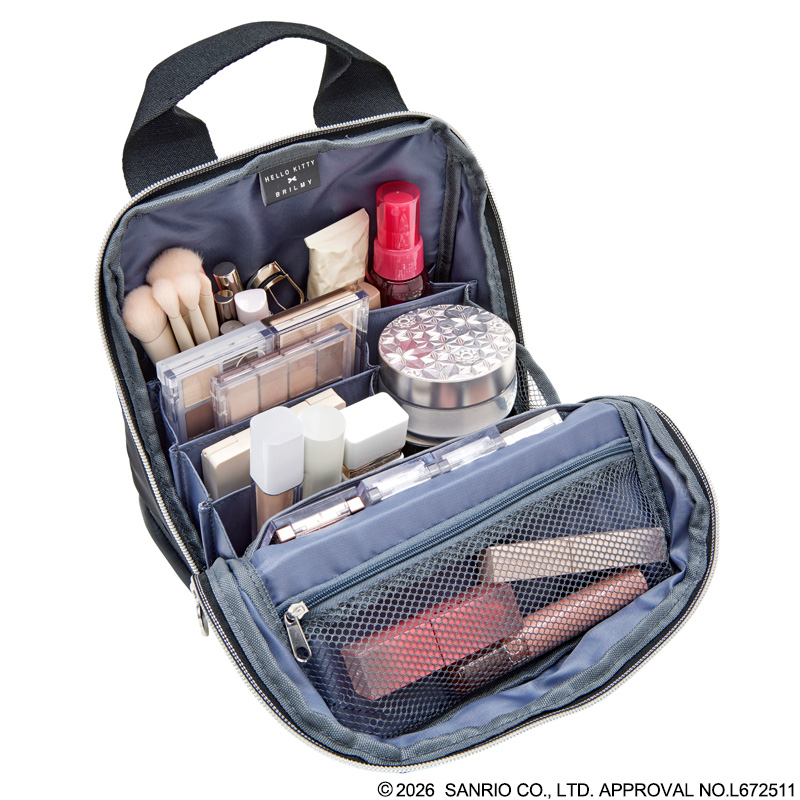 🎀【預訂】 HELLO KITTY × BRILMY 直立式收納包 米色版 Tiny Chum