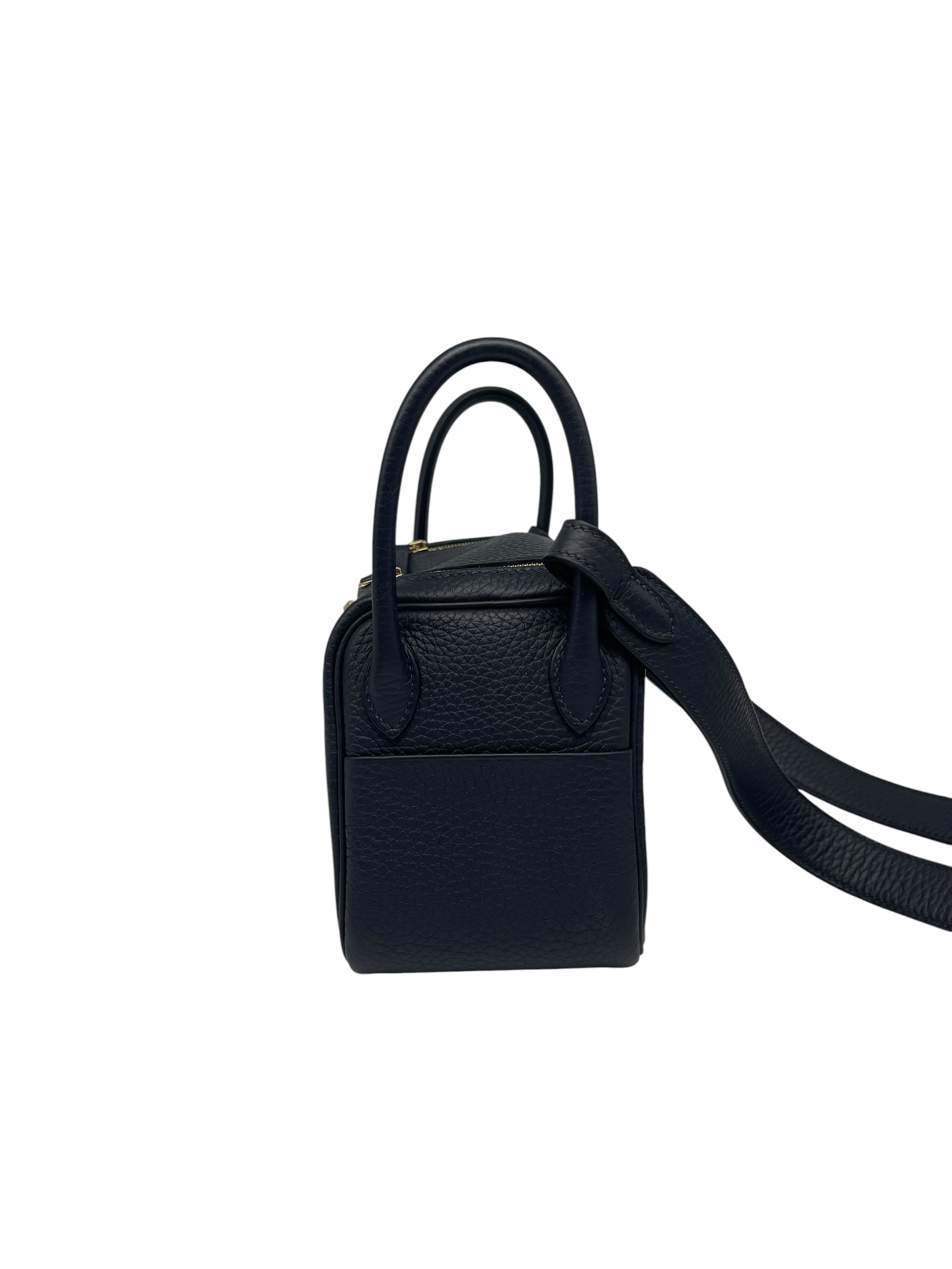 Pre-owned Hermes Mini Lindy / Caban / Stamp K / Product Code: 071503