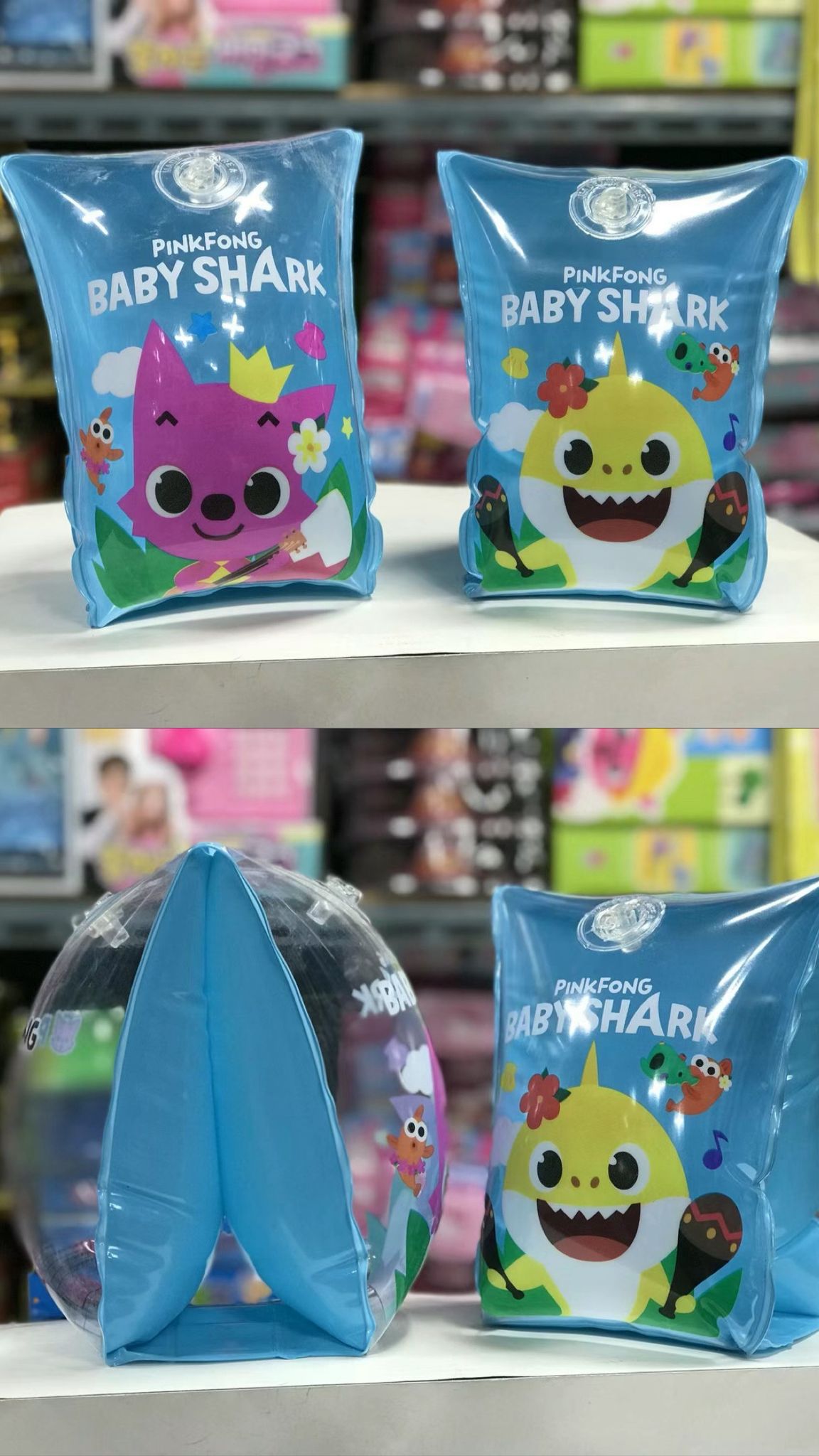 🇰🇷BabyShark 兒童游水手袖