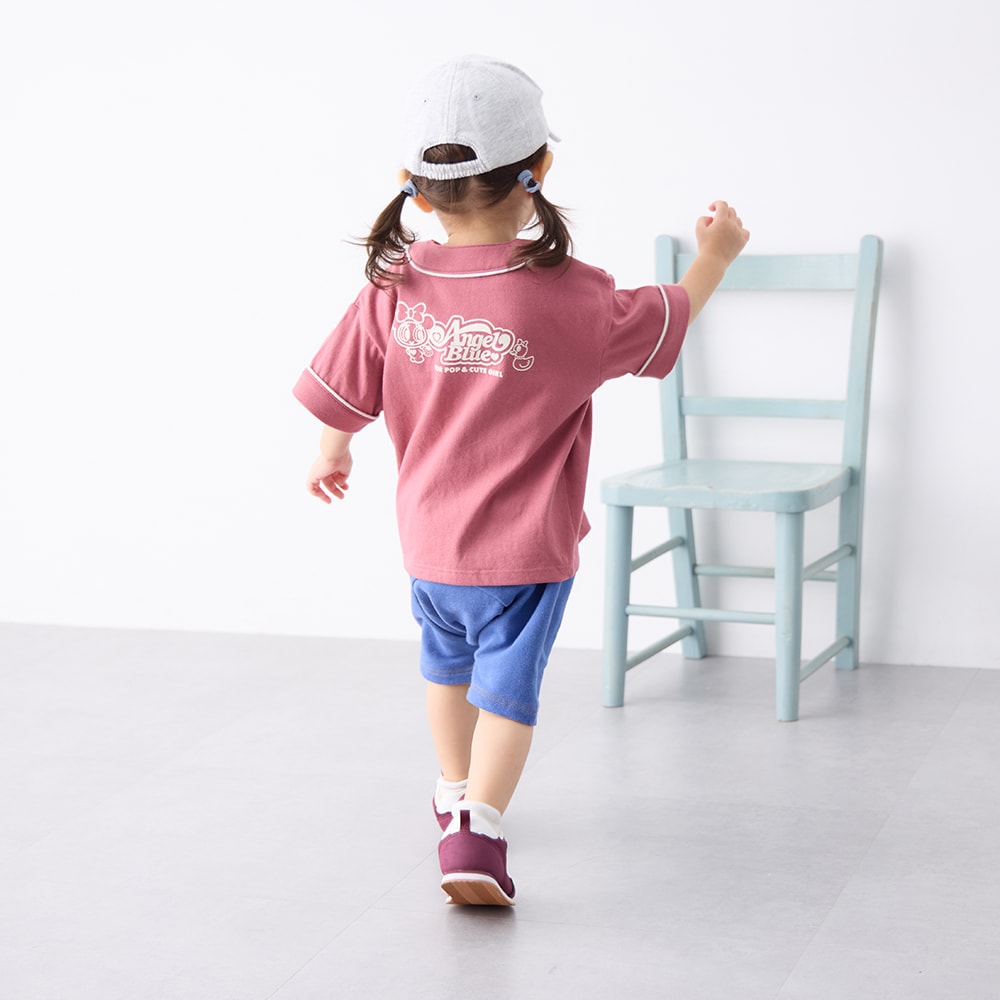 🆕【⭐訂購⭐】  日本直送🌀#AngelBlue 棒球風短袖Tee🌀[PLDA-0012] [260501]