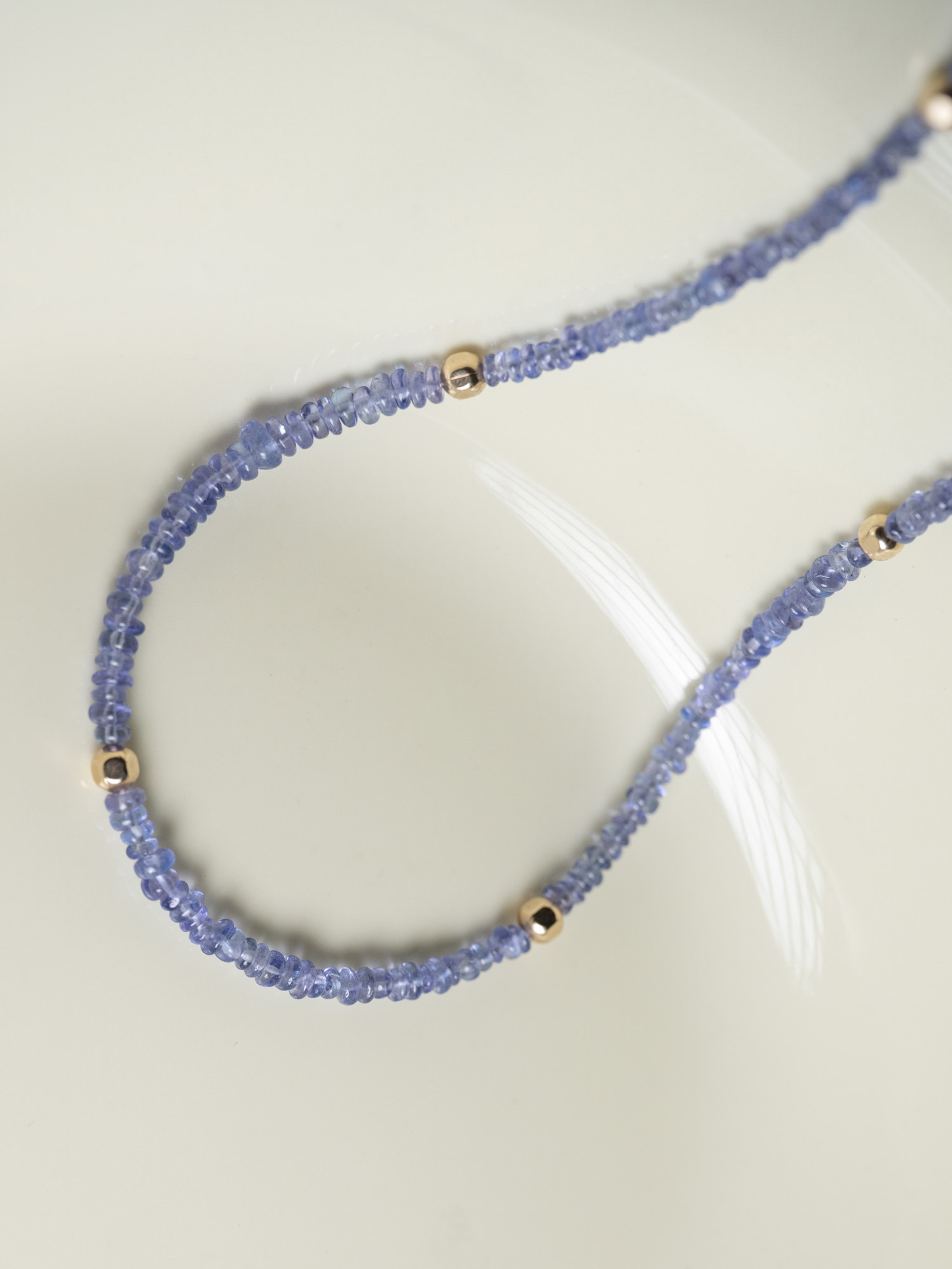 坦桑石鎖骨鏈 - Tanzanite necklace