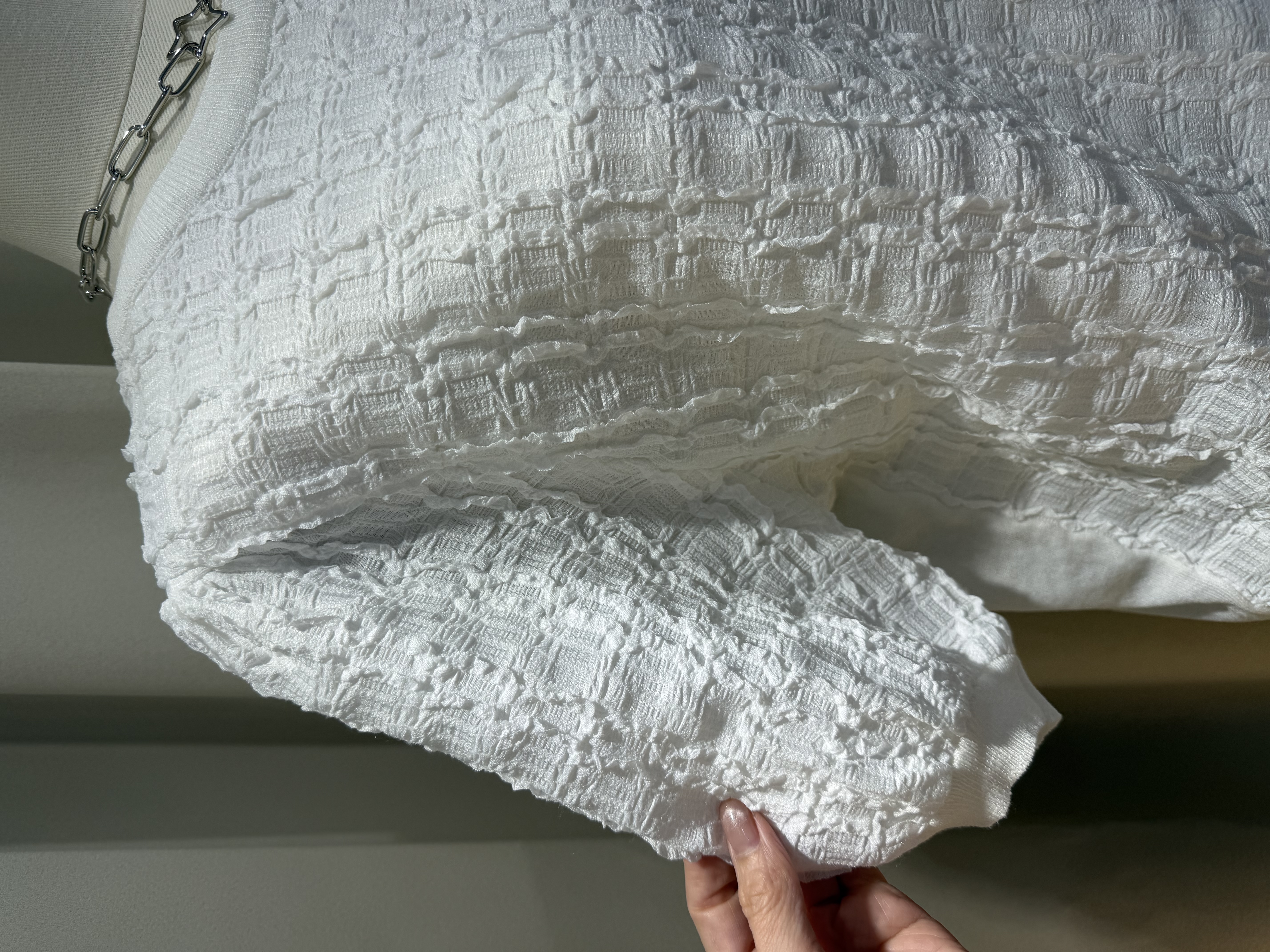 質感方格紋短袖上衣