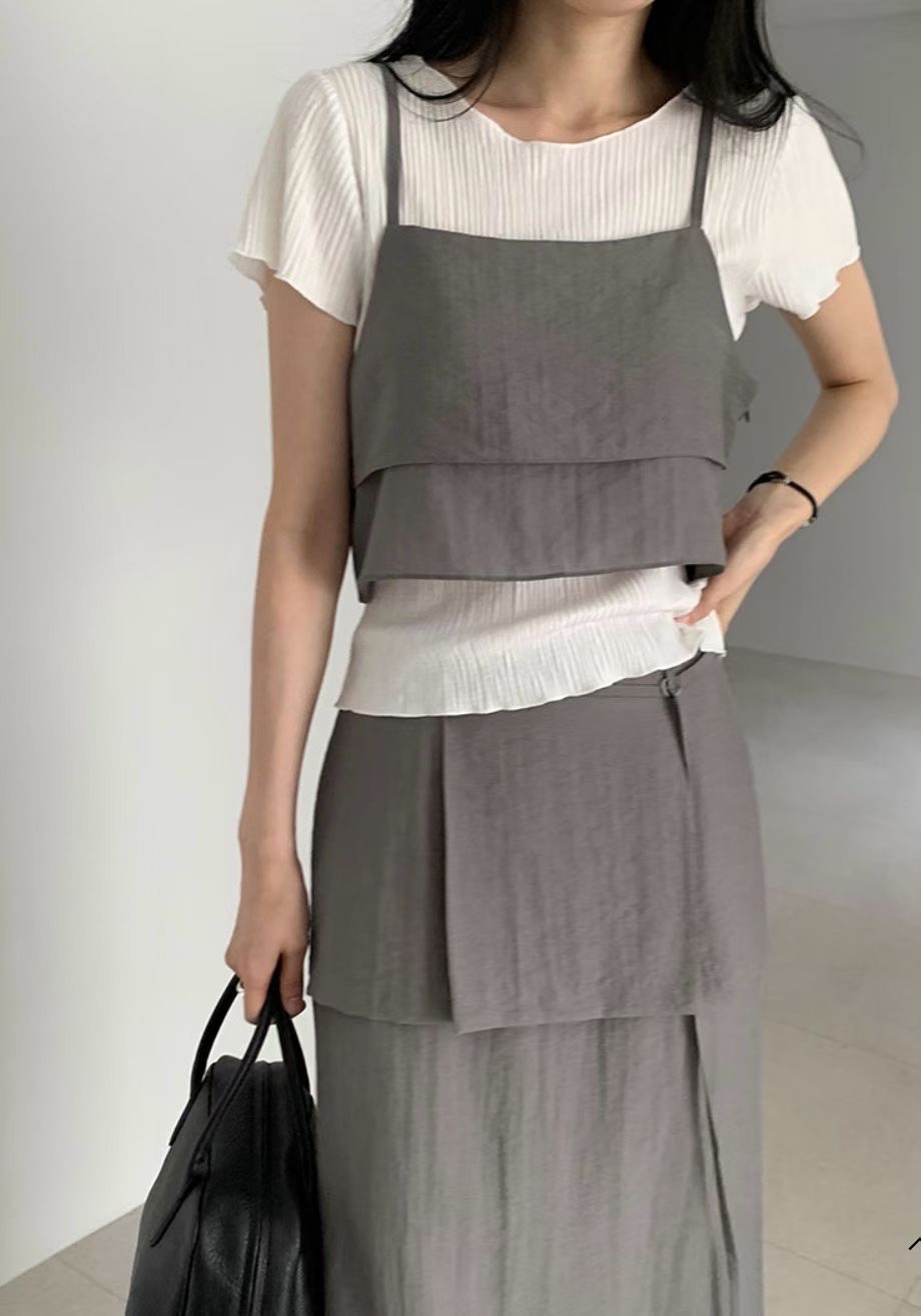 🇰🇷韓國女裝 | sleeveless skirt set