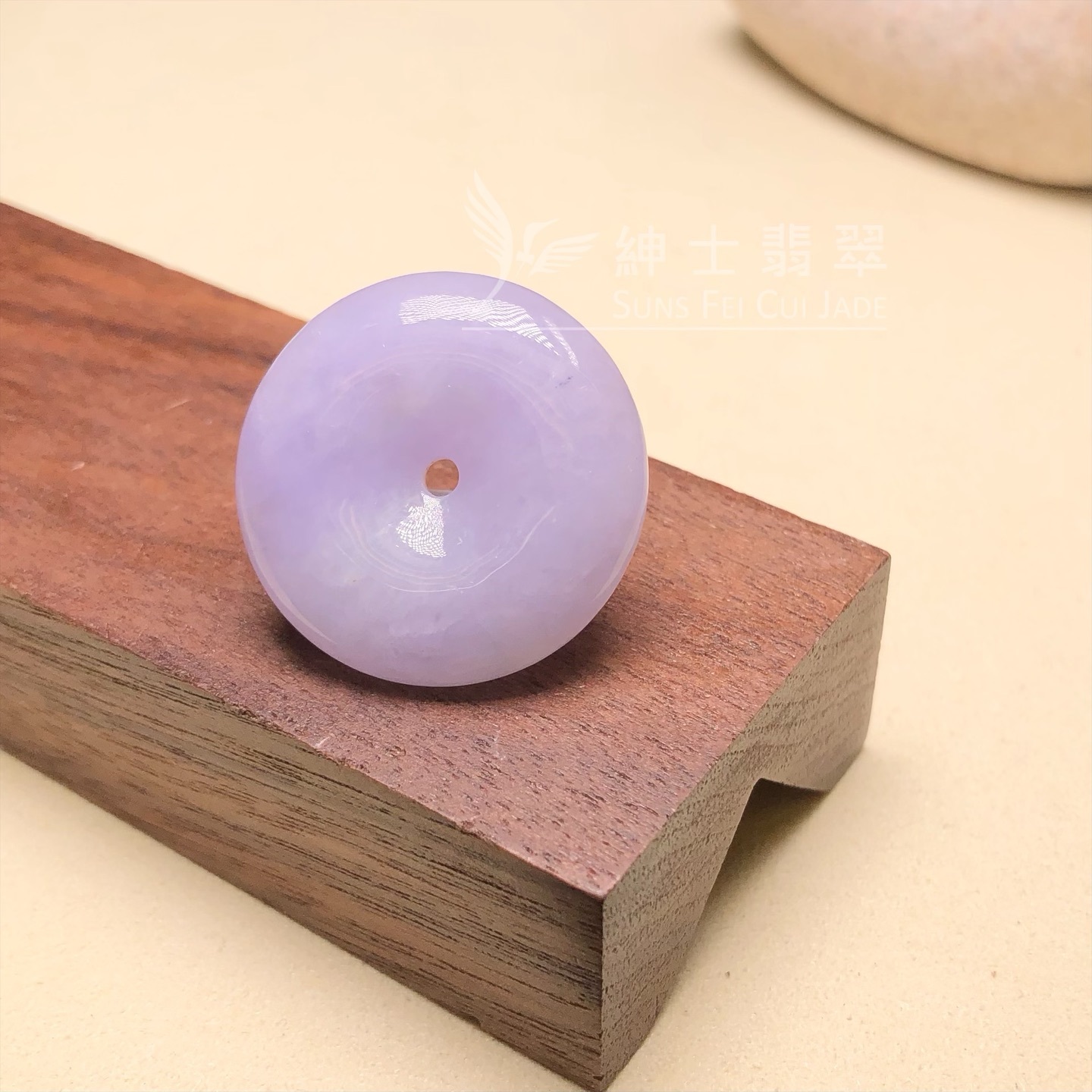 紫羅蘭平安扣 B08046