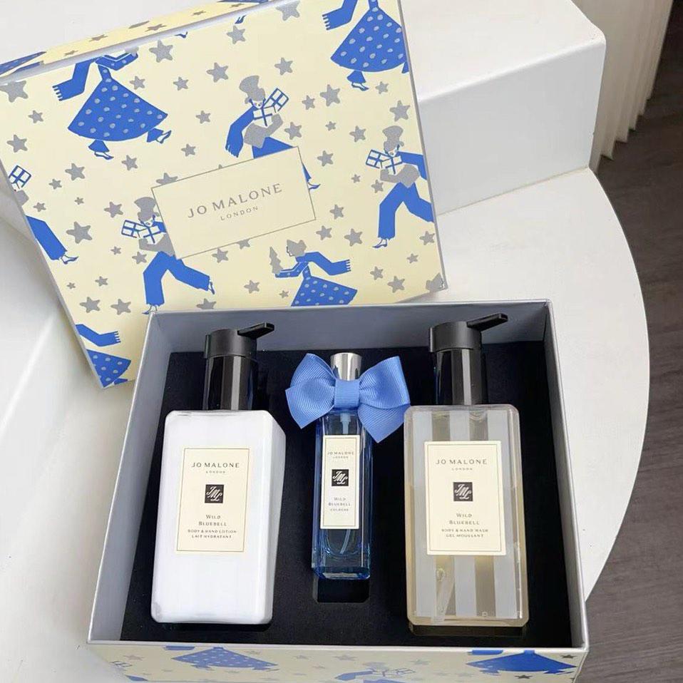 $258套。Jo malone藍色絲帶全身香氛套裝