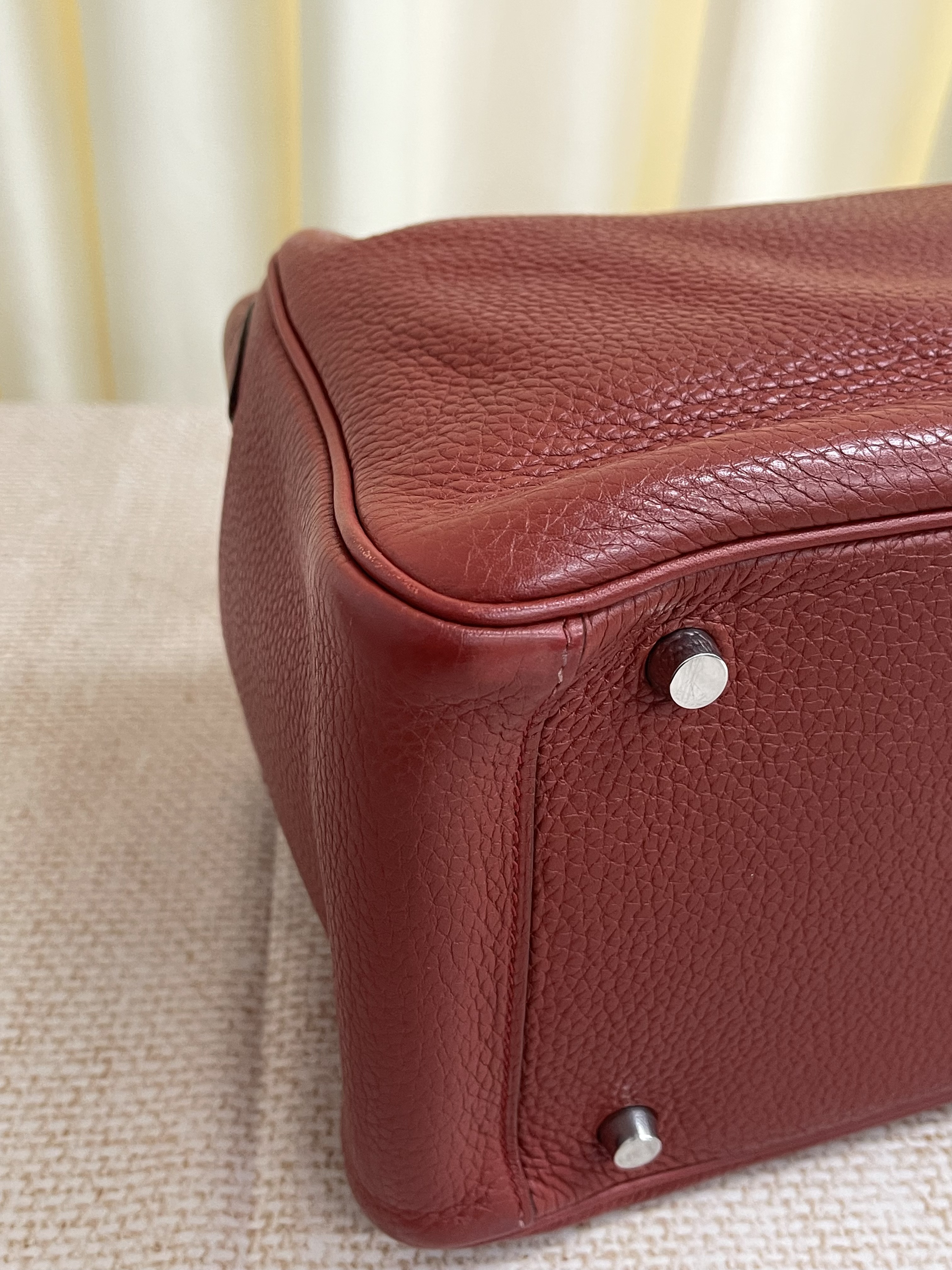 Pre-owned Hermes Lindy 30/ Stamp square M/ Product Code: 26020306