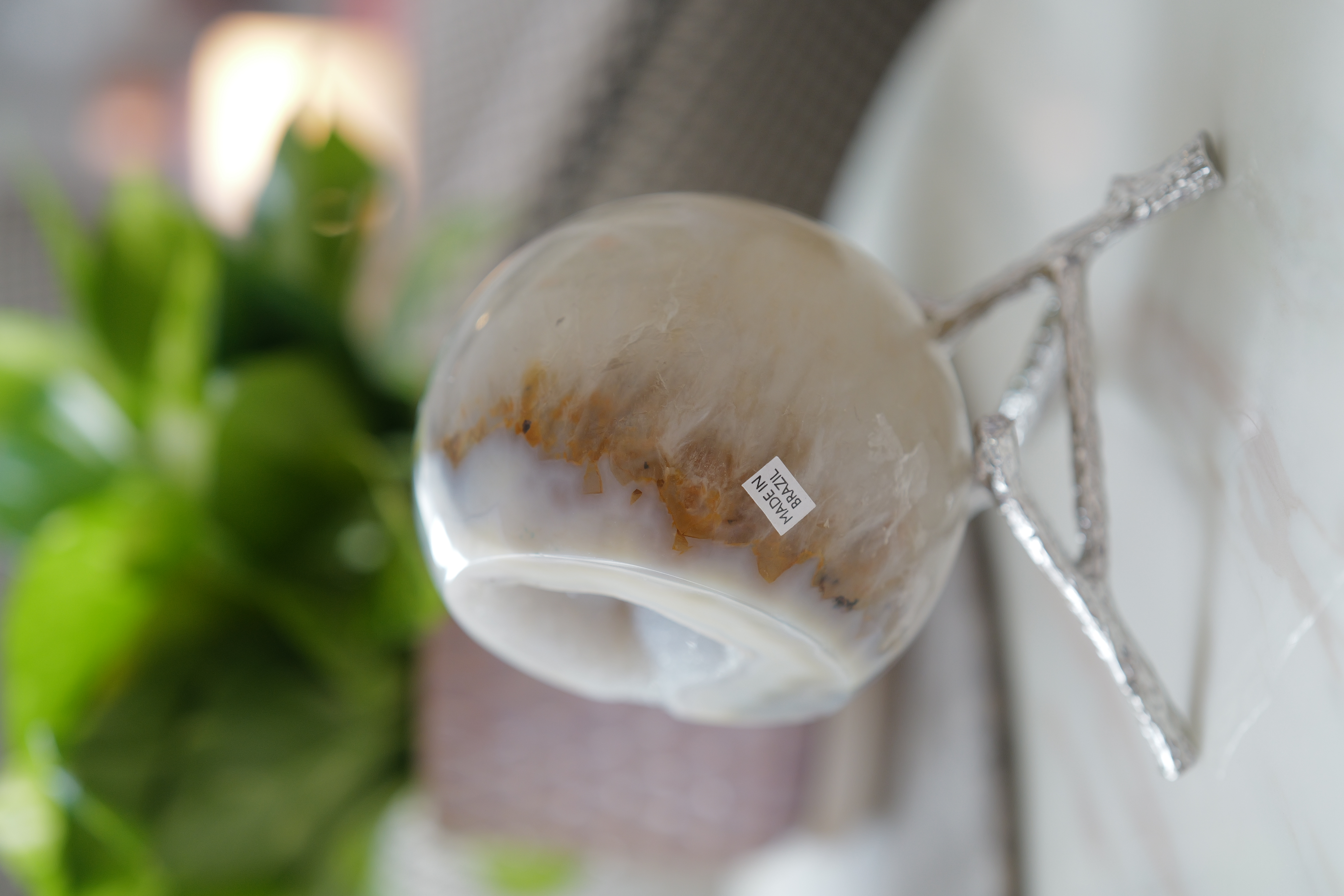  ༒8.2cm 沙糖藍紋瑪瑙球 ༒ AG.7115C10m-RB30*83A