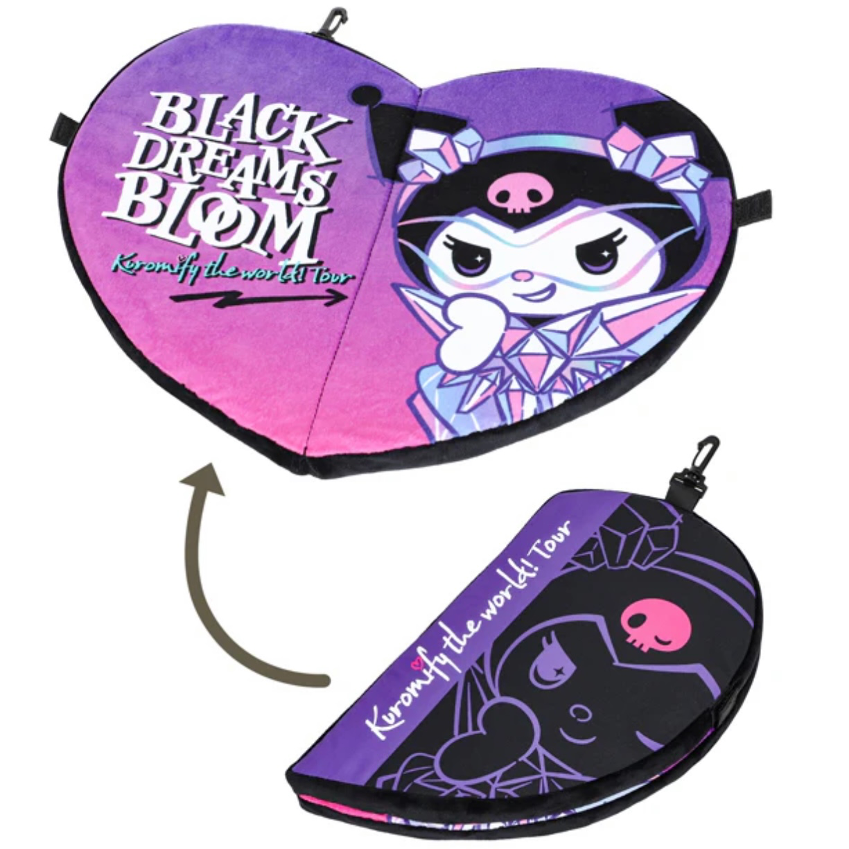 Kuromi Portable Cushion