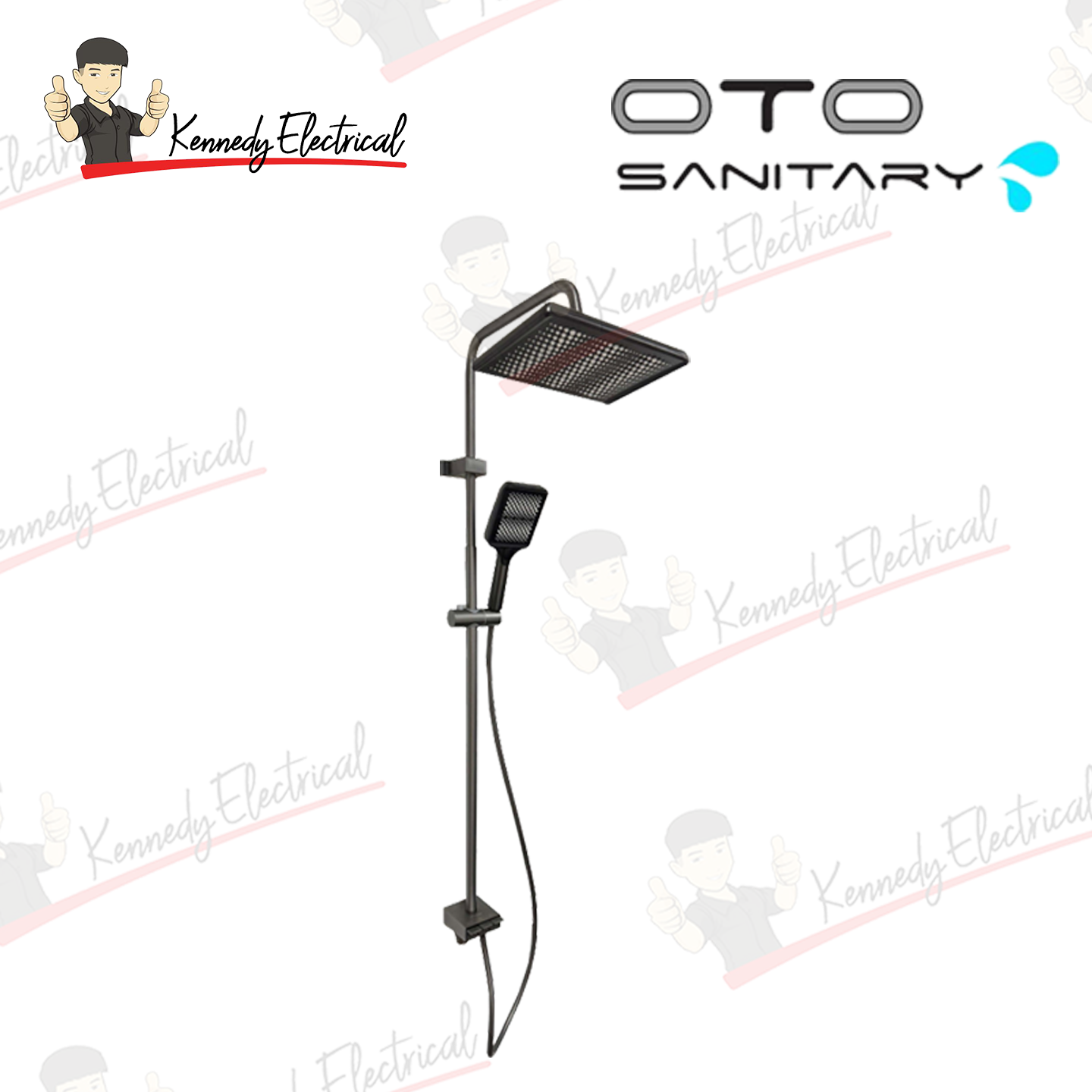 Otosani 304# Stainless Steel Piano Shower Set (966-86#) OTO966-86GT