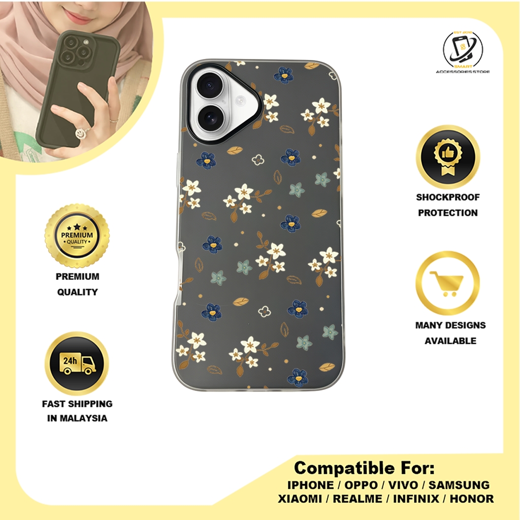 JELLY CASE PHONE FOR IPHONE - DESIGN FLOWER A