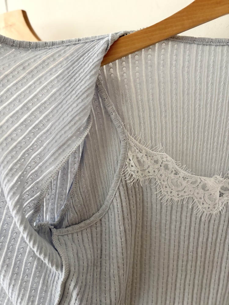 [假兩件] Lumiere Lace Layered Top (White)