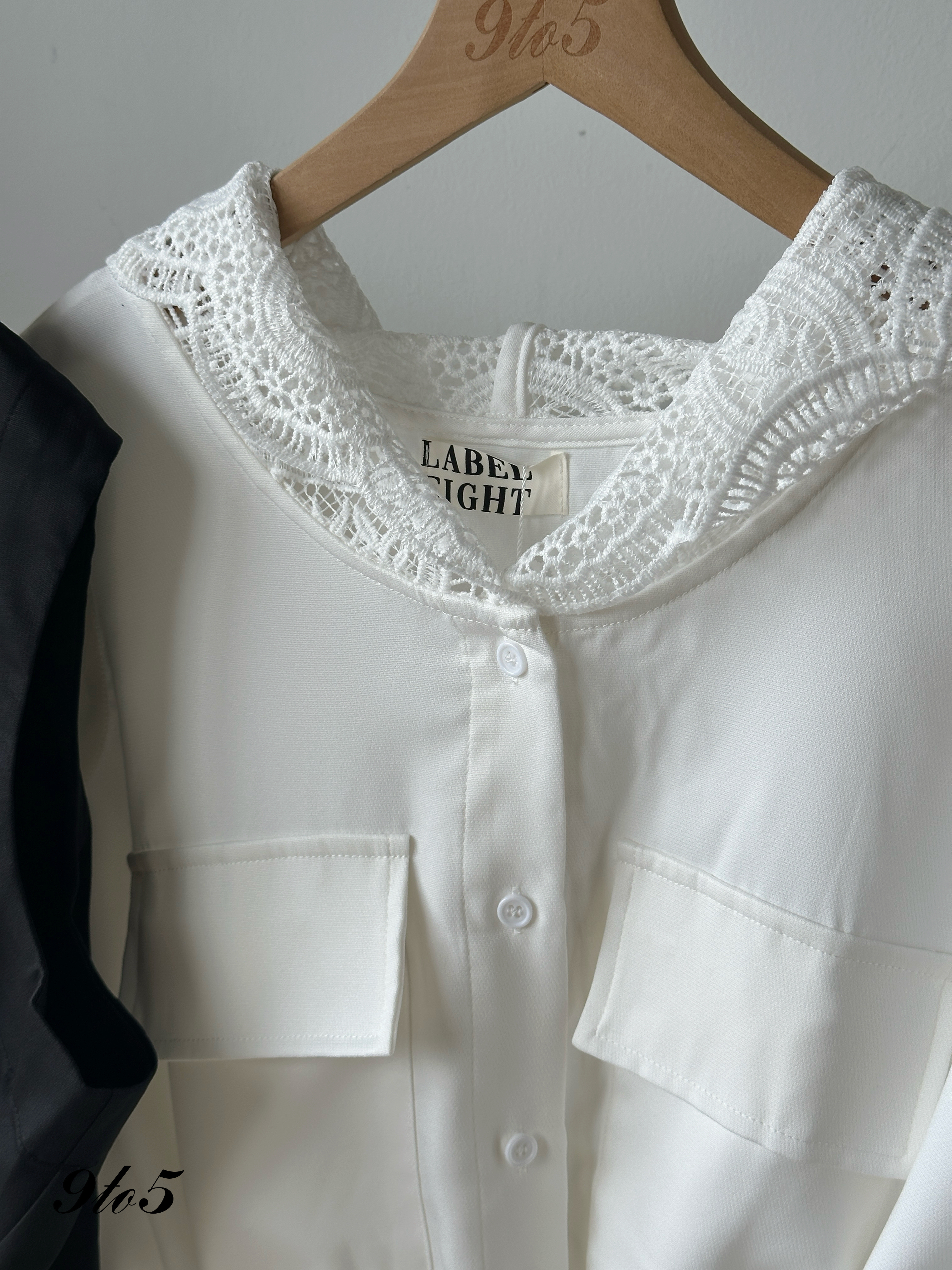 T4115 Lace Hood Oversize Top - 4 Colors 