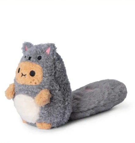 【英國】Noodoll Grey Squirrel Ricespud Mini Sitting Plush Toy