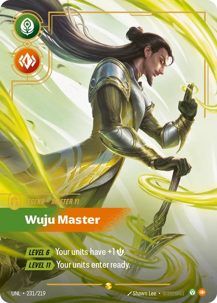 [ Unleashed - Overnumber ] UNL-231/219 Master Yi Wuju Master