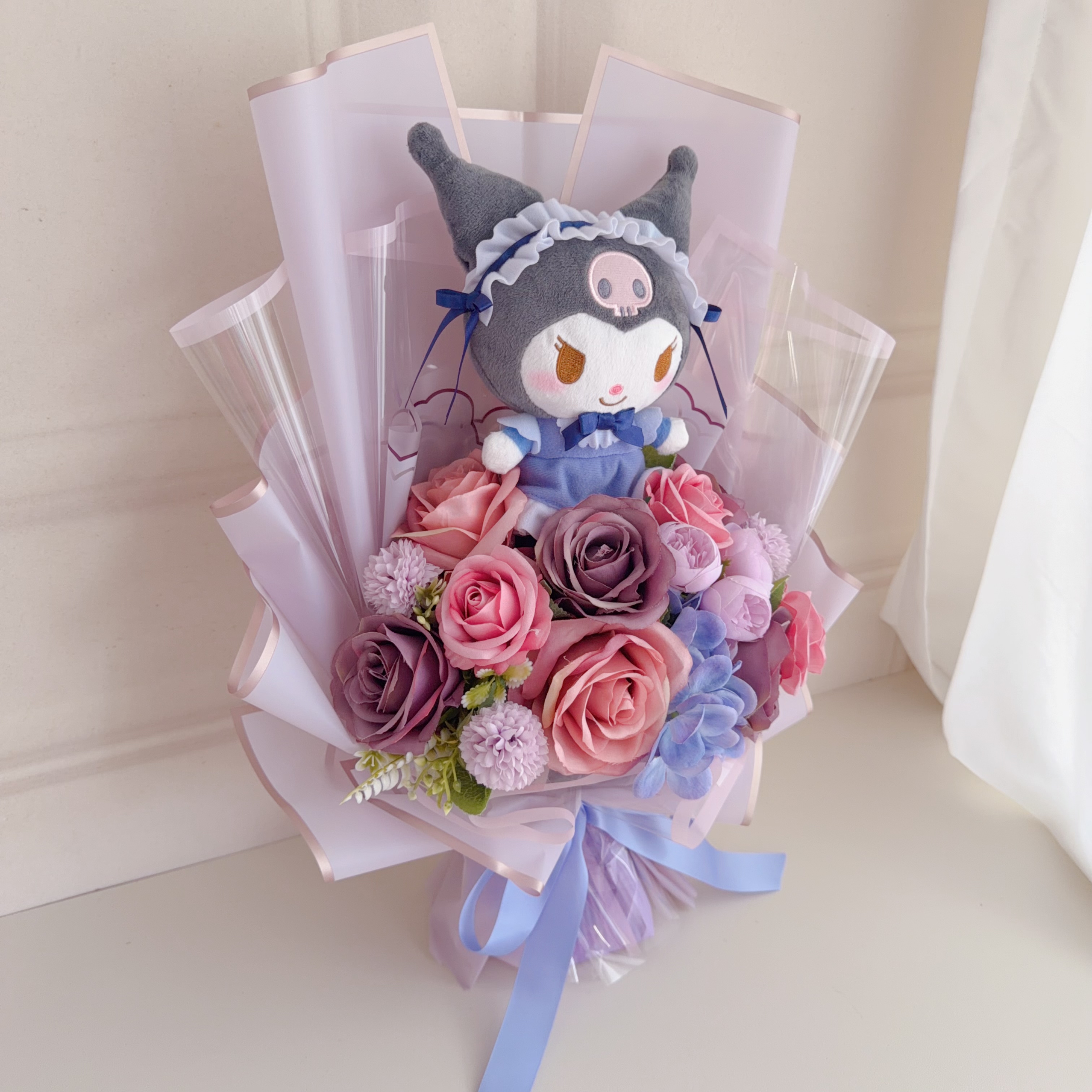 (現貨)Kuromi公仔花