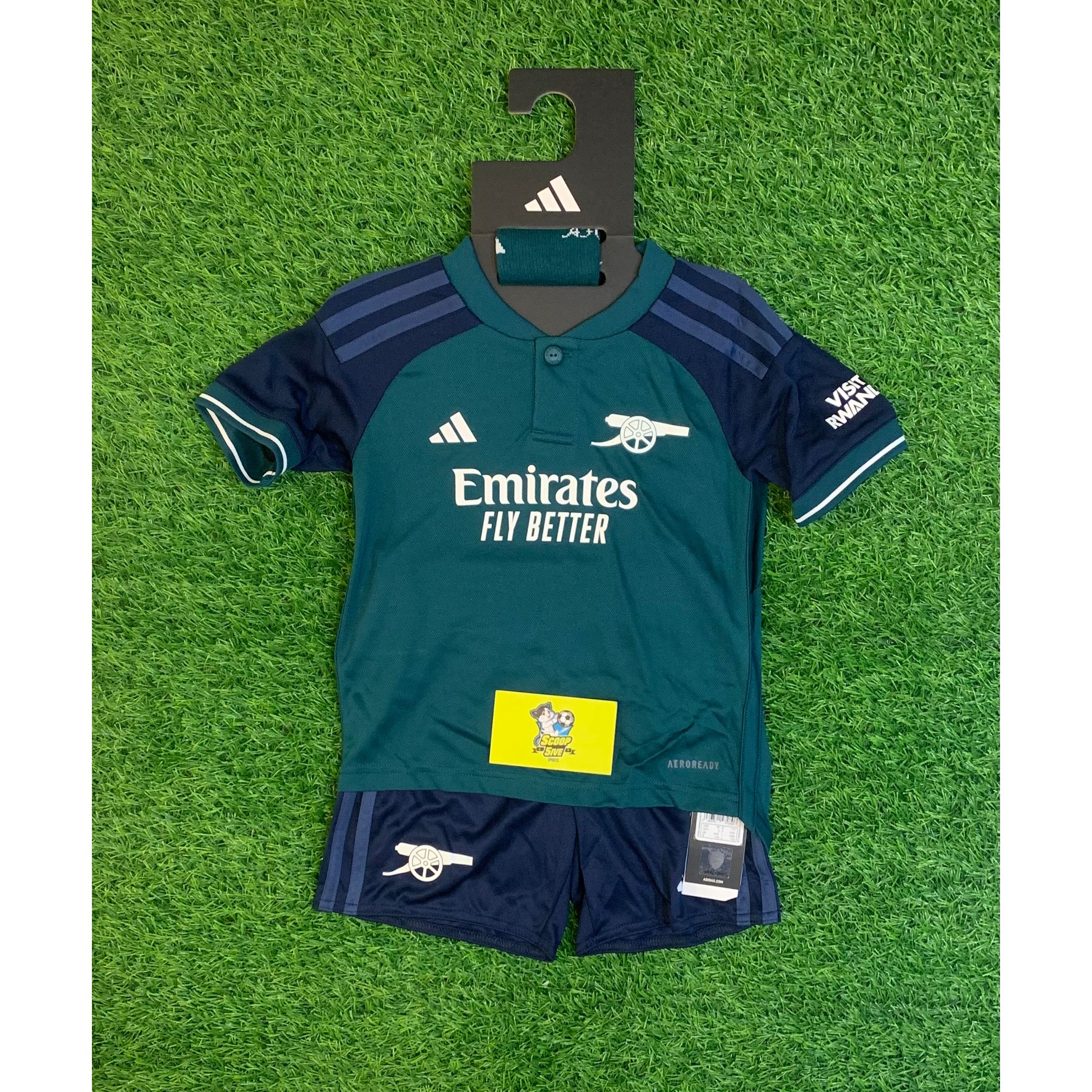 2023-24 阿仙奴 二客 幼童 套裝 球迷版 短袖 國際碼