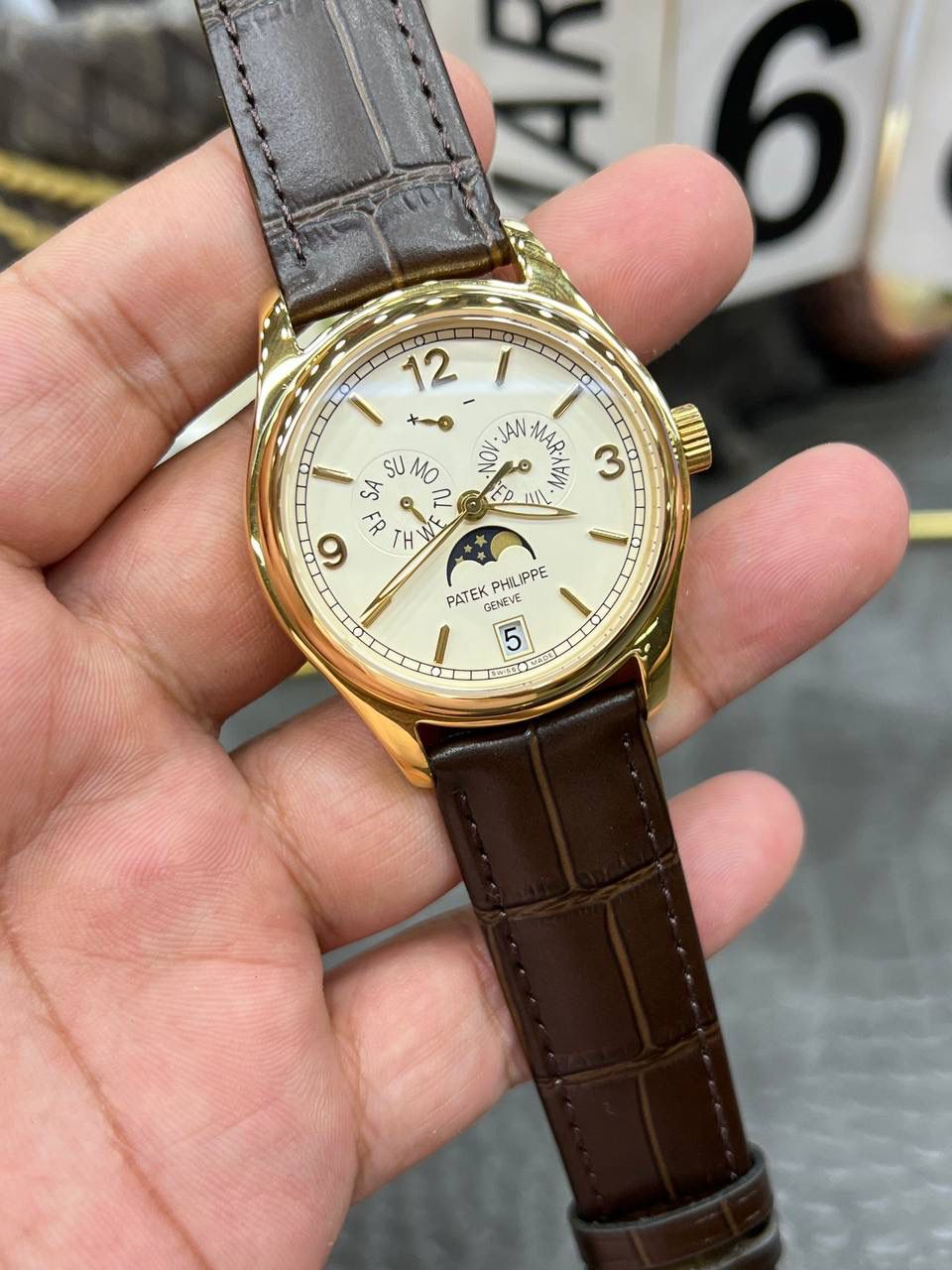 百达翡丽多功能复杂功能月相版/42mm/搭载西铁城9015改9100全自动机械🚀