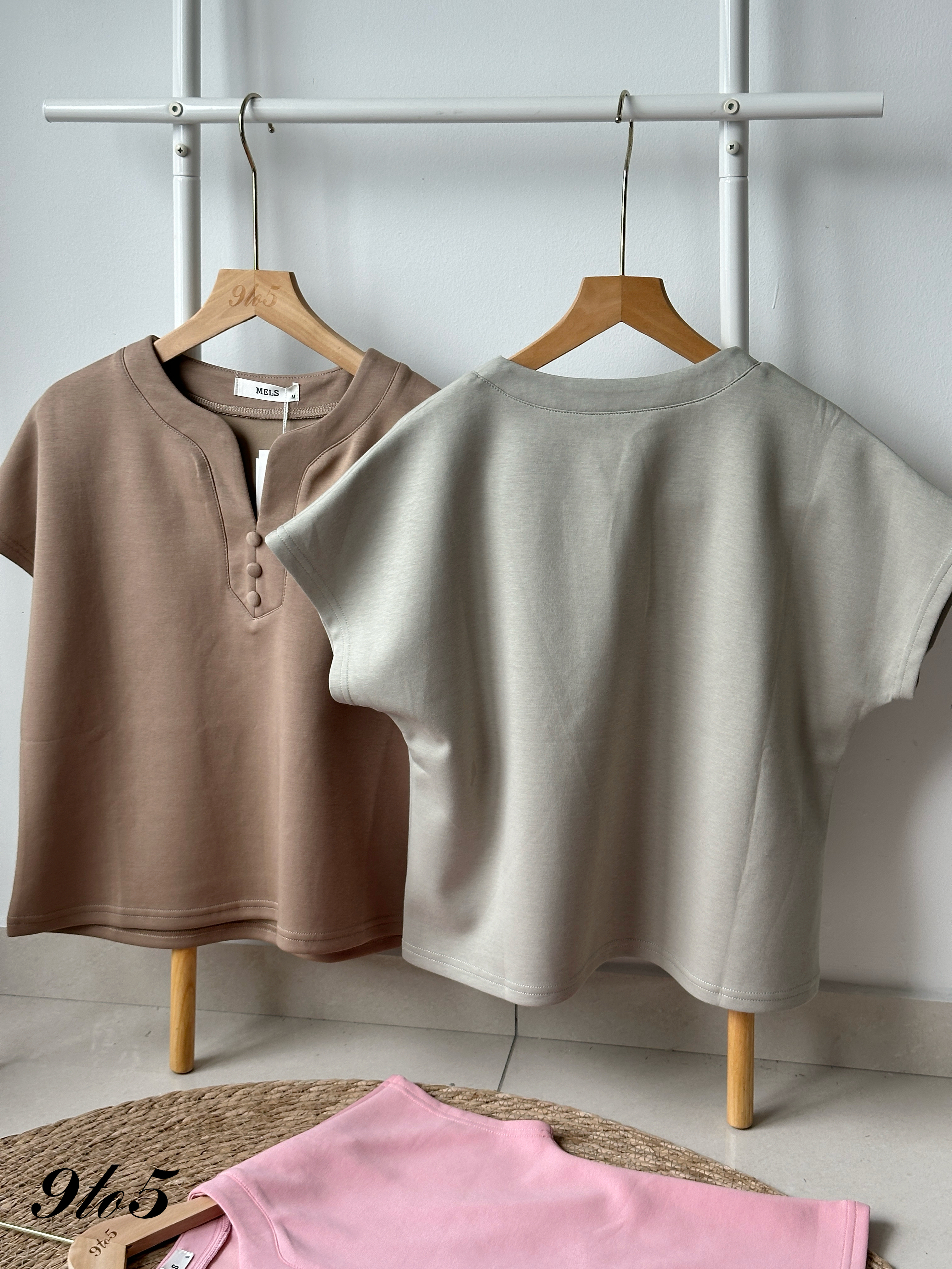 T4220 V Neck Top - 4 Colors 