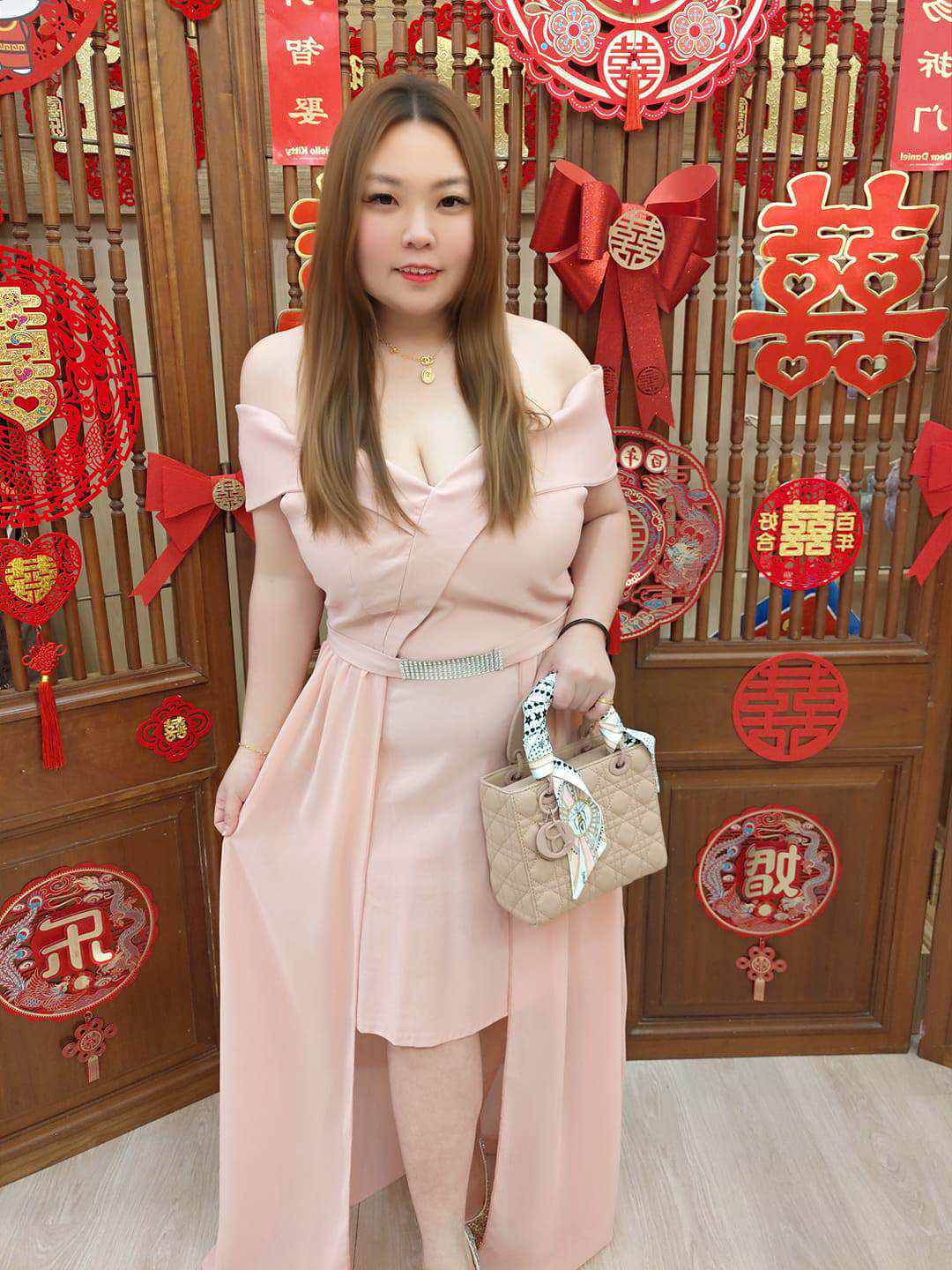 TT631 亮钻假腰带长纱礼服