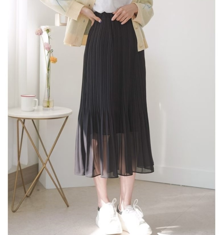 Made in korea 🇰🇷百摺雪紡裙