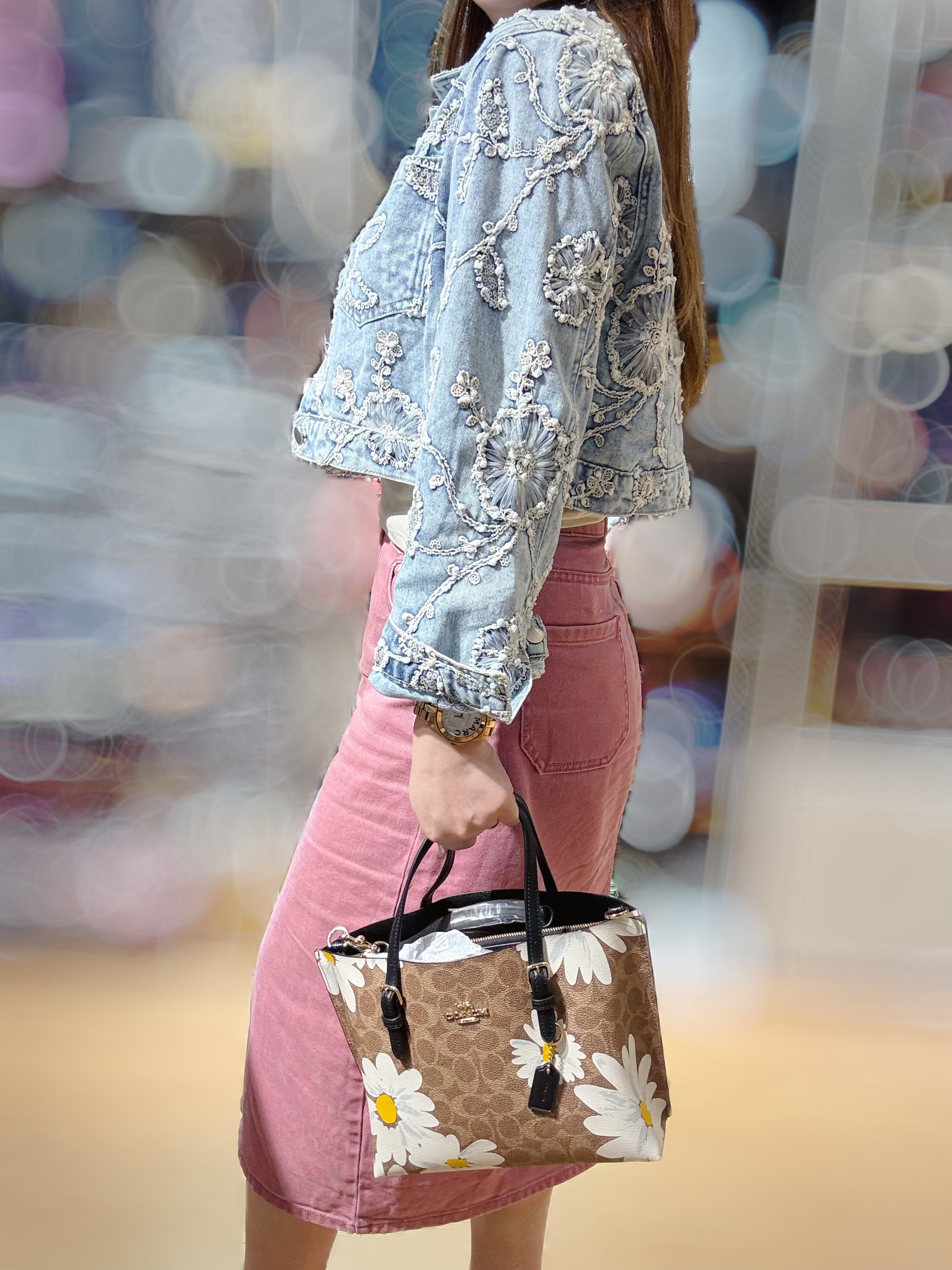 Coach Mollie crossbody 25 logo/m/floral/bow