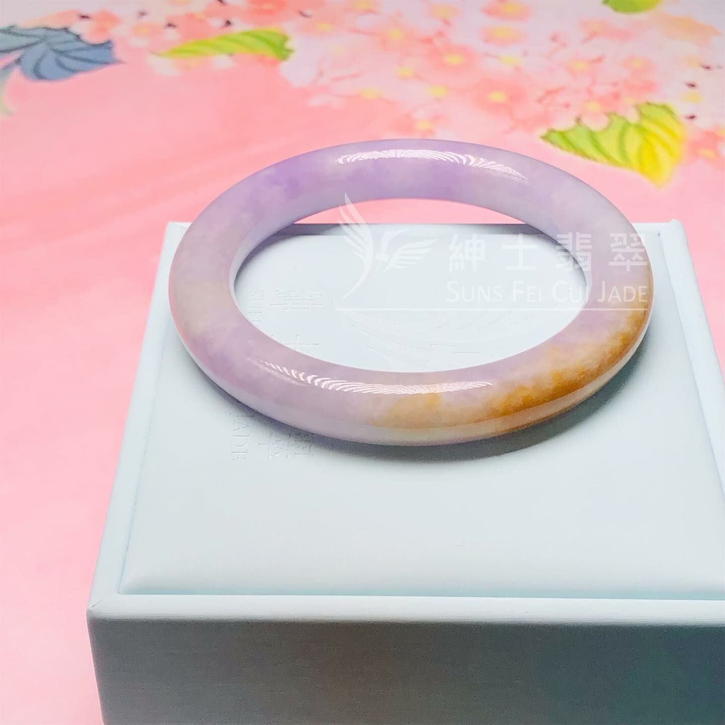 大馬坎藍紫圓鐲55.7mm