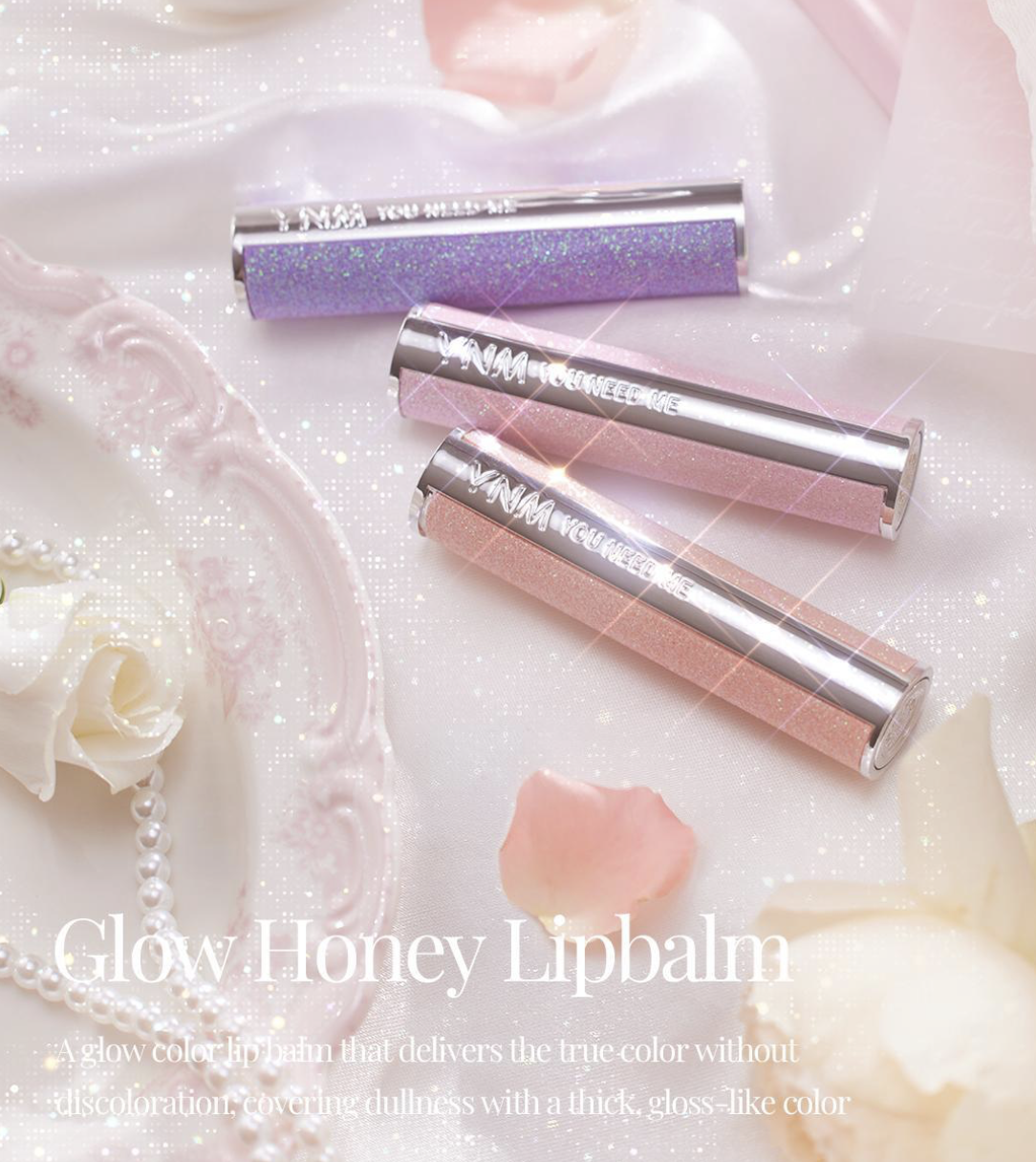  韓國 YNM X 玉貴狗 彩虹蜂蜜 蜂蜜光澤 潤唇膏 6色任選｜Glow Honey Lip Balm