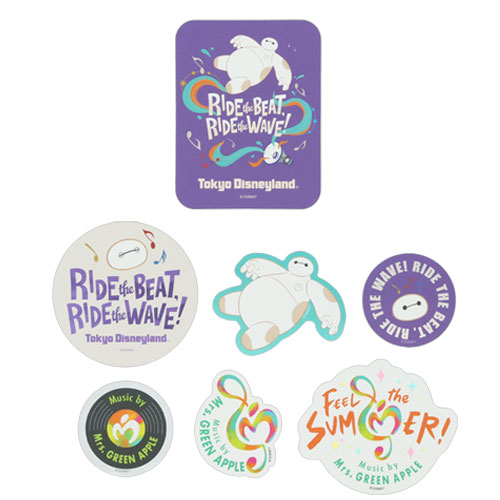【預訂】TDR Baymax Ride the Beat, Ride the Wave! - sticker set