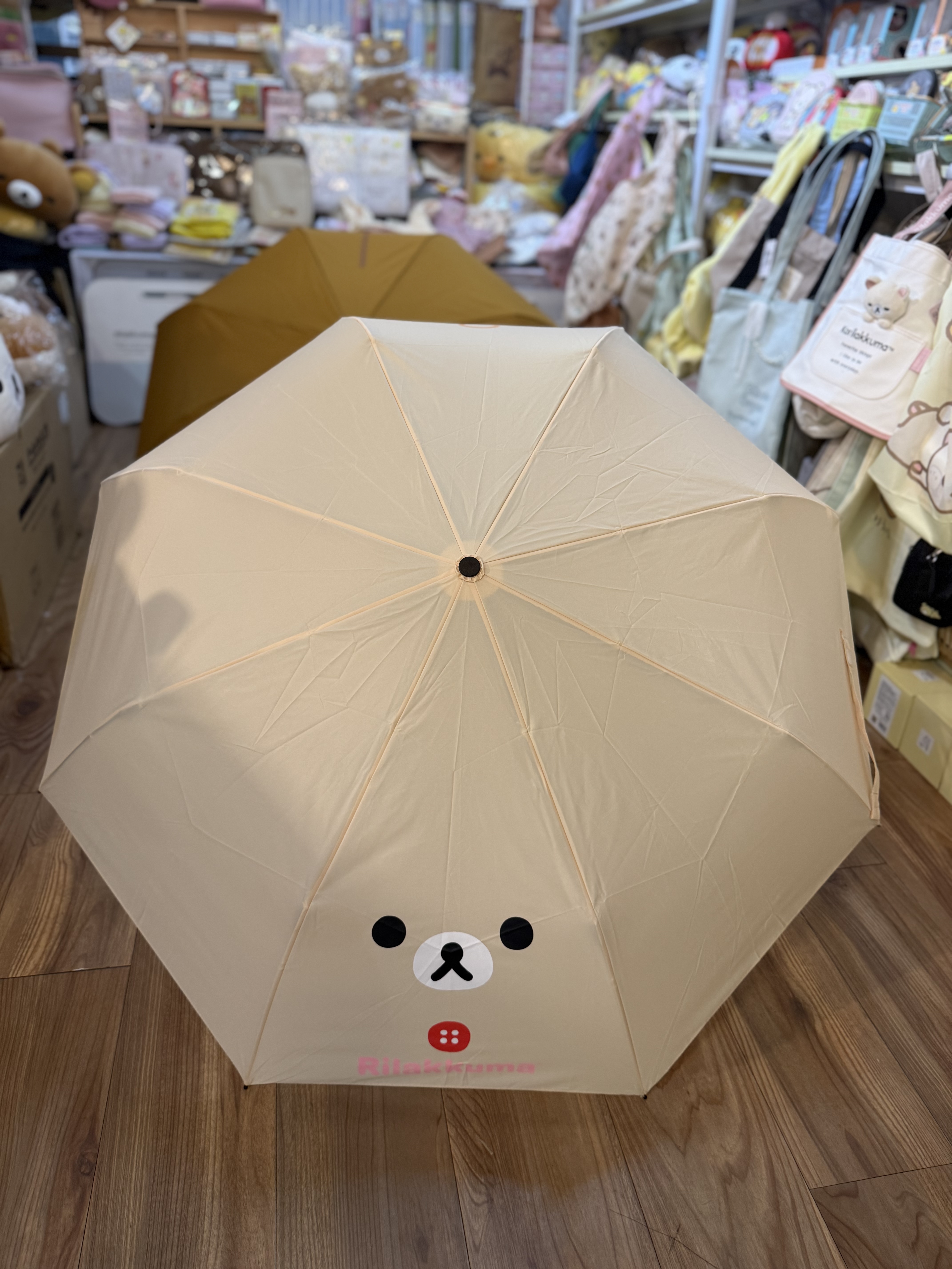 《現貨》全新Rilakkuma韓國專店限定縮骨遮