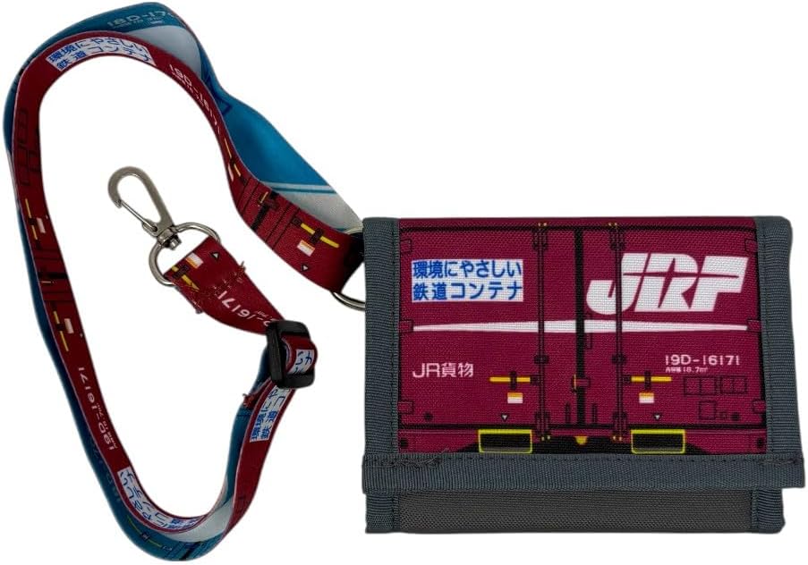 🆕【⭐訂購⭐】🌀 🇯🇵 日本直送 JR貨運官方18D/19D貨櫃鐵路 雙面 掛繩三折銀包🌀[ELID-0072][261010]