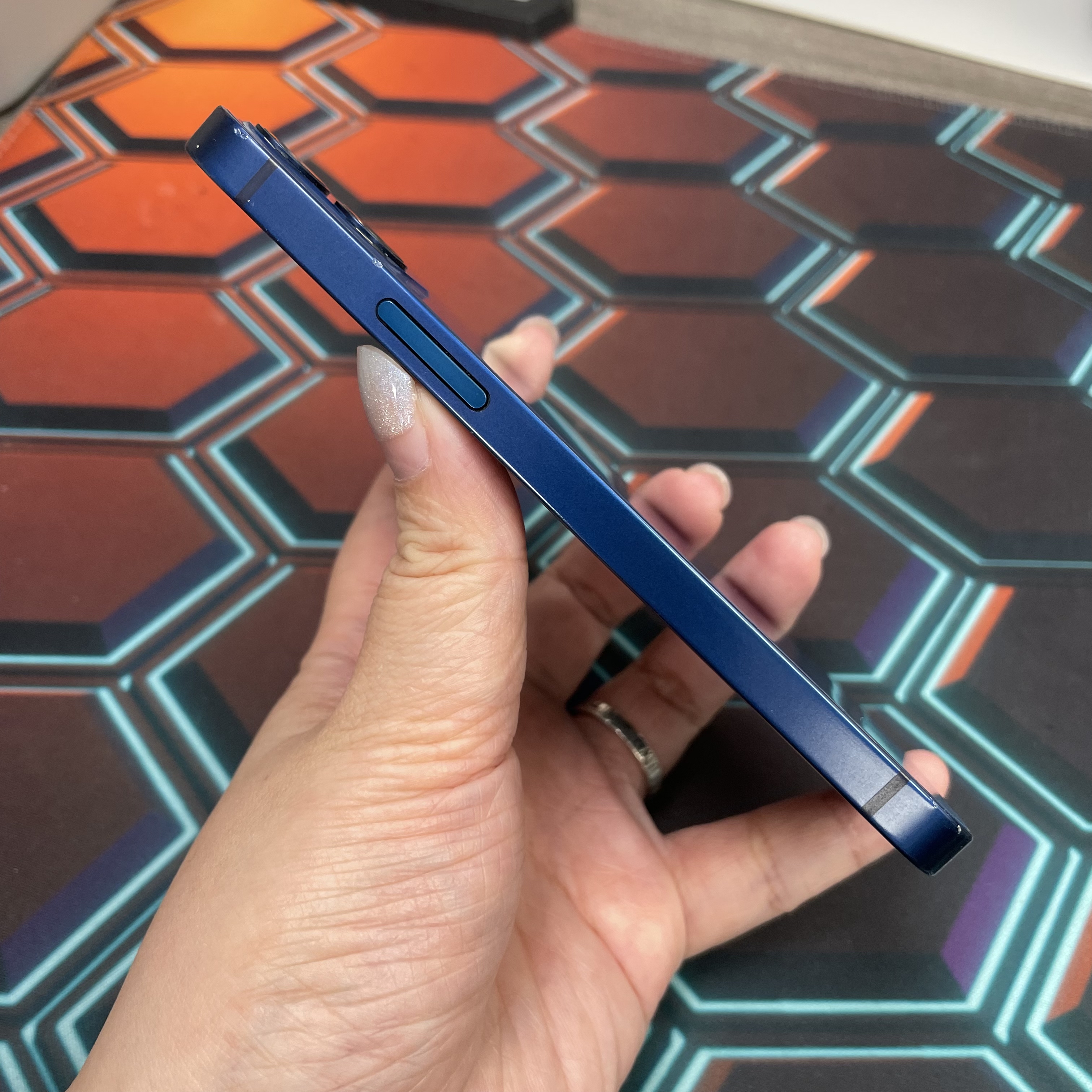 *7348 12 mini 超靚機 64GB 電81 藍色 blue