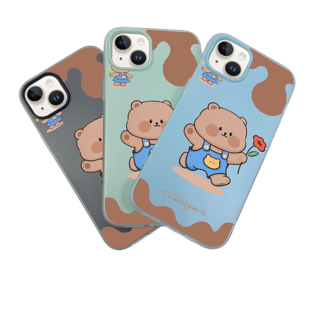JELLY CASE PHONE FOR IPHONE - DESIGN BEAR C