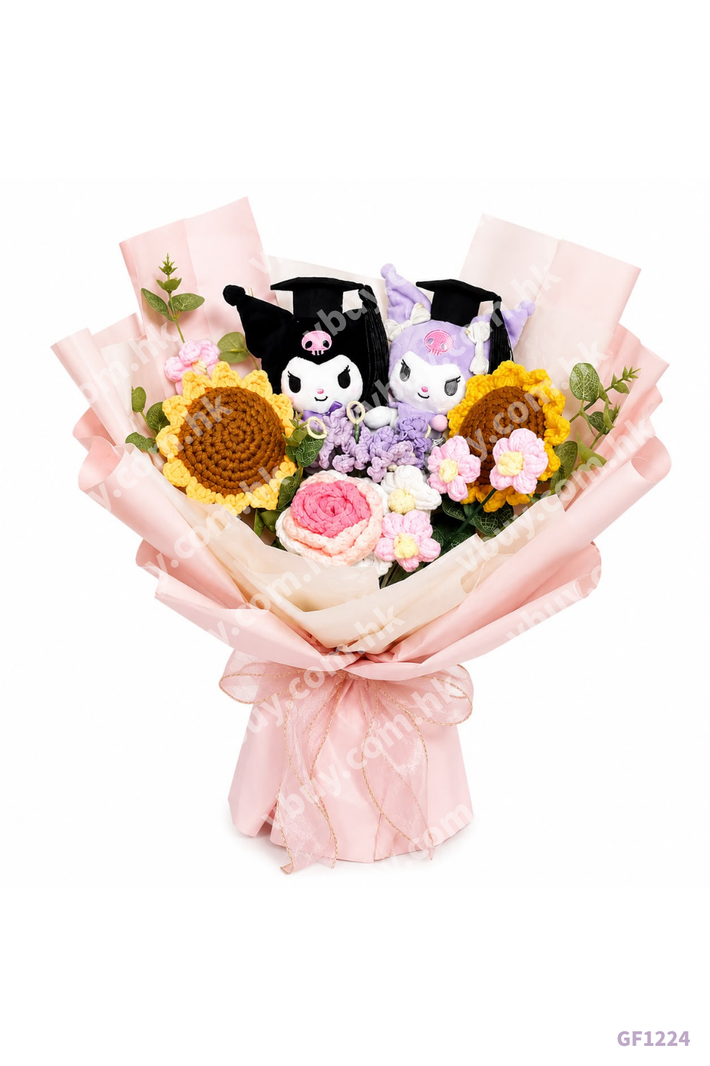 正版Kuromi 畢業匙扣公仔花束45cm Sanrio Graduation Bouquet 畢業禮物 香港 Vbuy