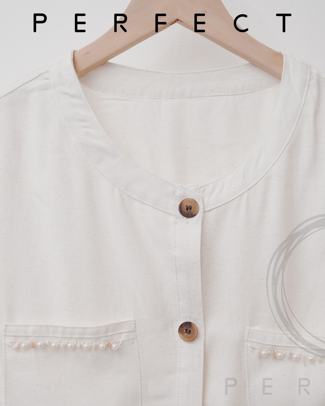 T0009_文青氣質背心外套（百搭米白色）