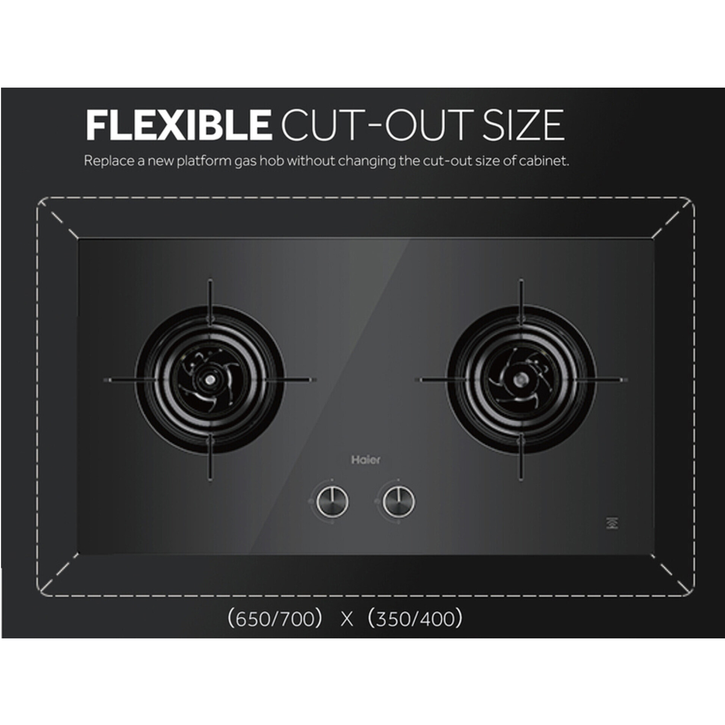 Haier 2-Zone Built-in Ceramic Hob (HC-QM72DB1)